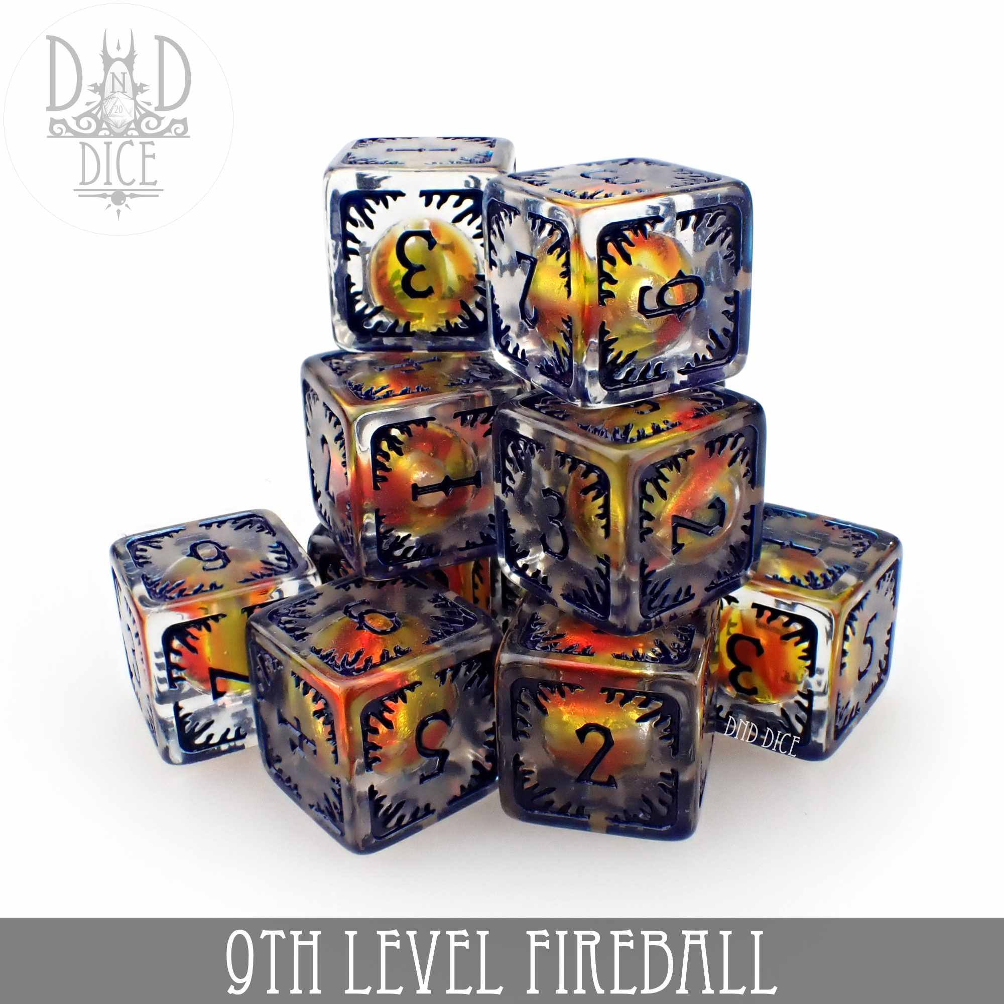 9th Level Fireball - 14 Dice Set