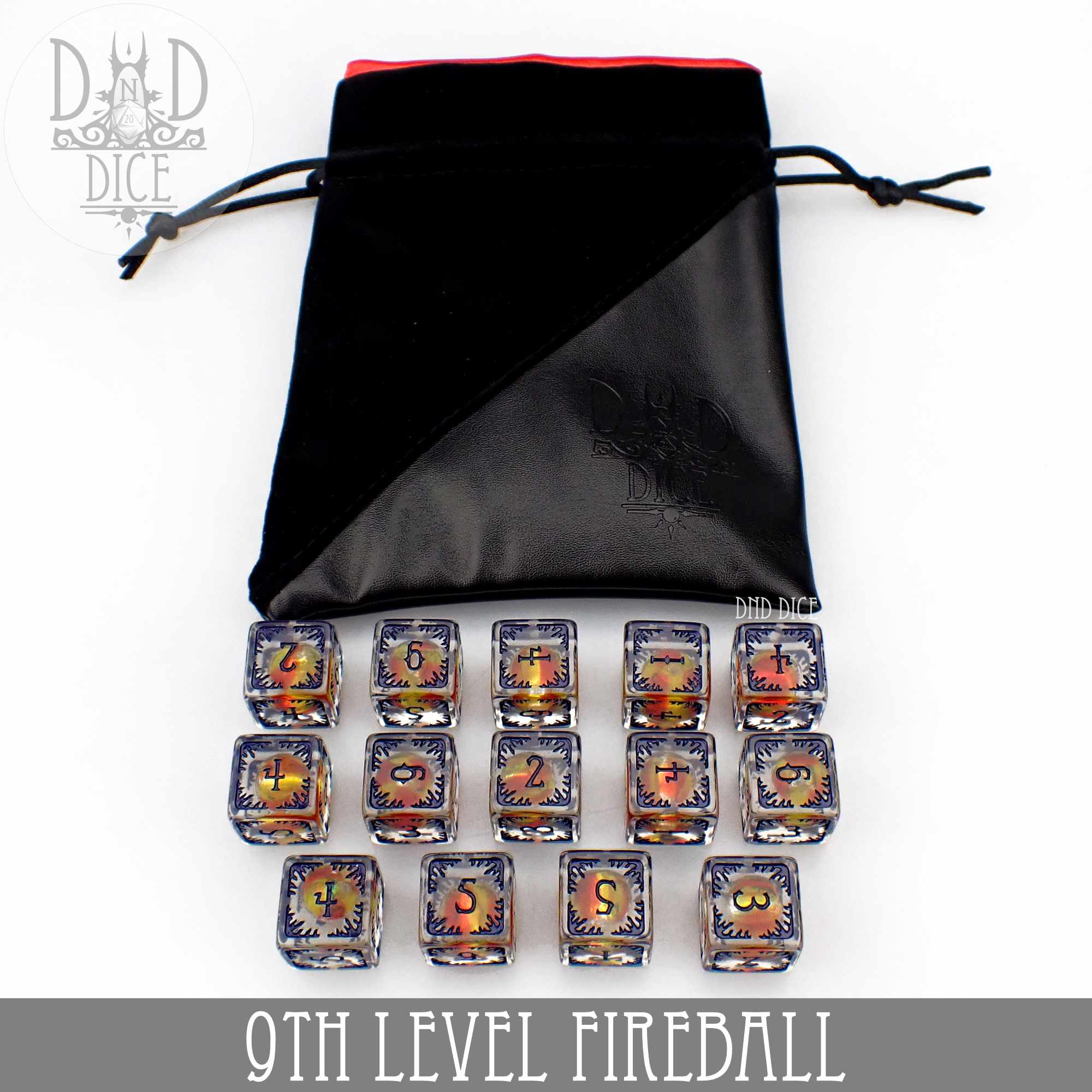 9th Level Fireball - 14 Dice Set