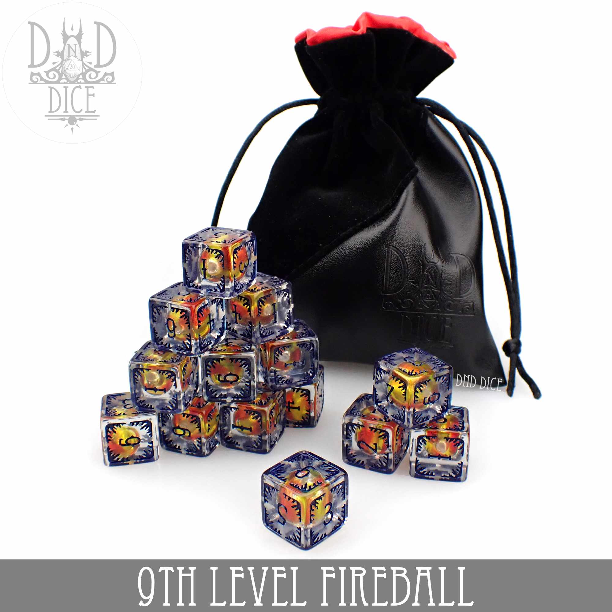 9th Level Fireball - 14 Dice Set