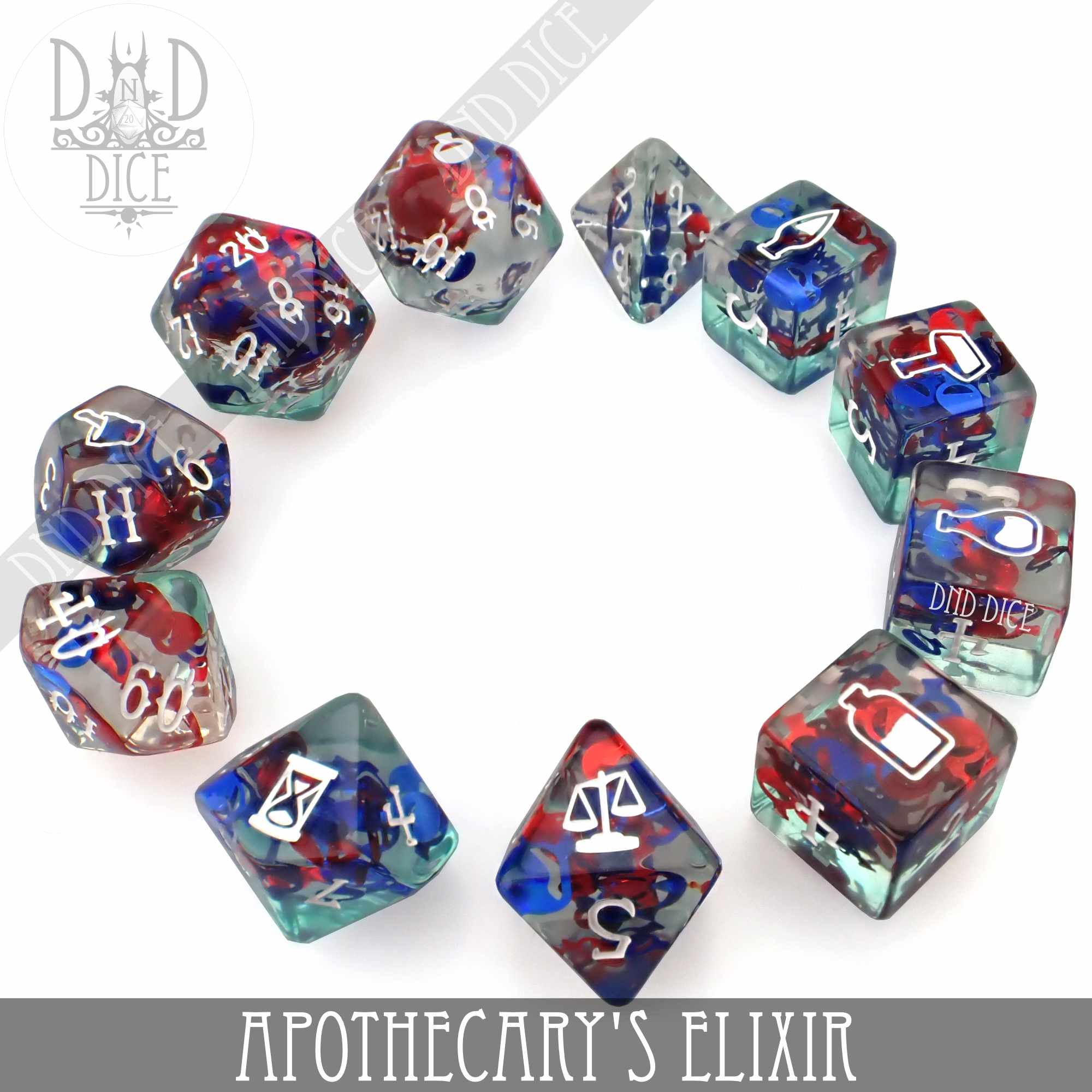 Apothecary's Elixir - 11 Dice Set