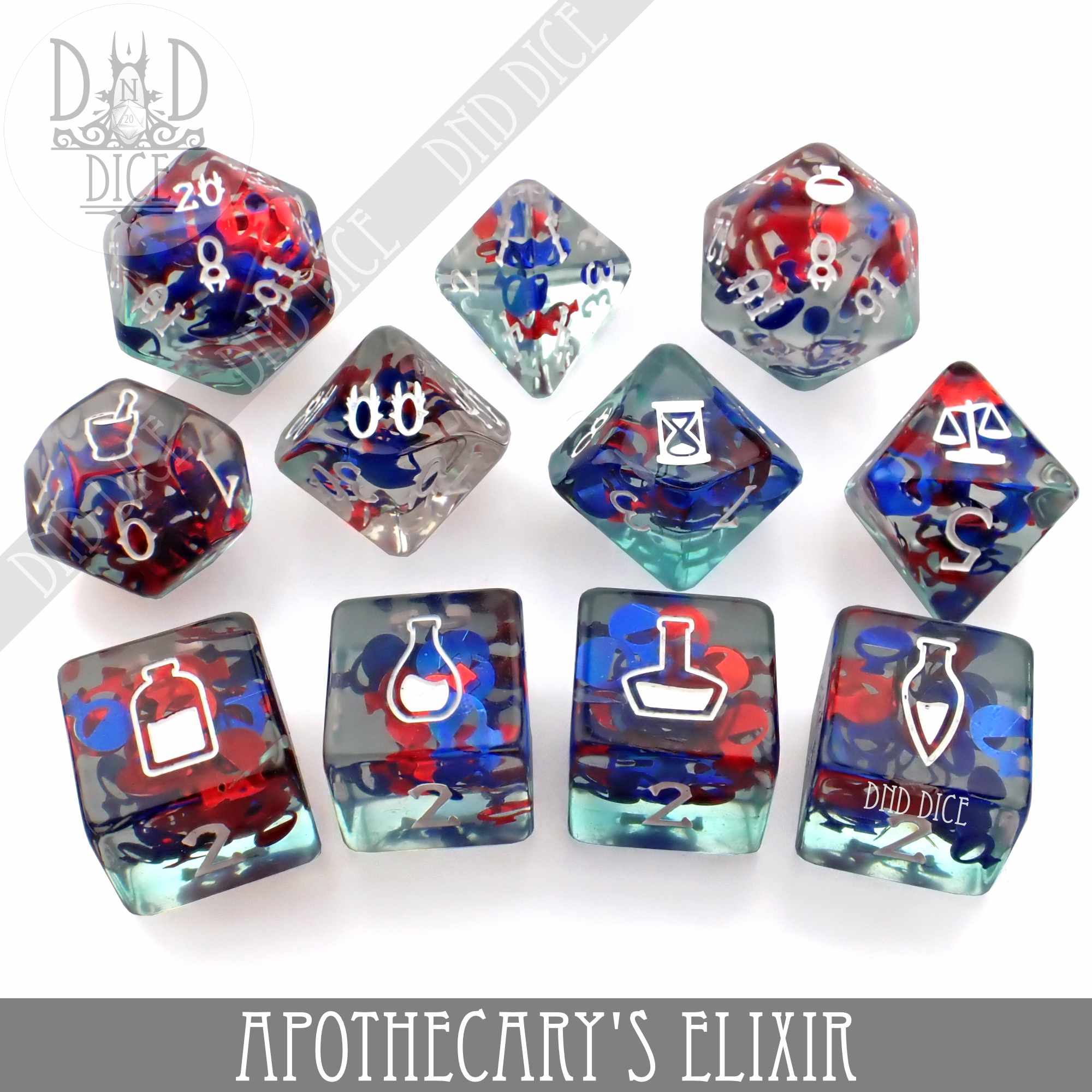 Apothecary's Elixir - 11 Dice Set