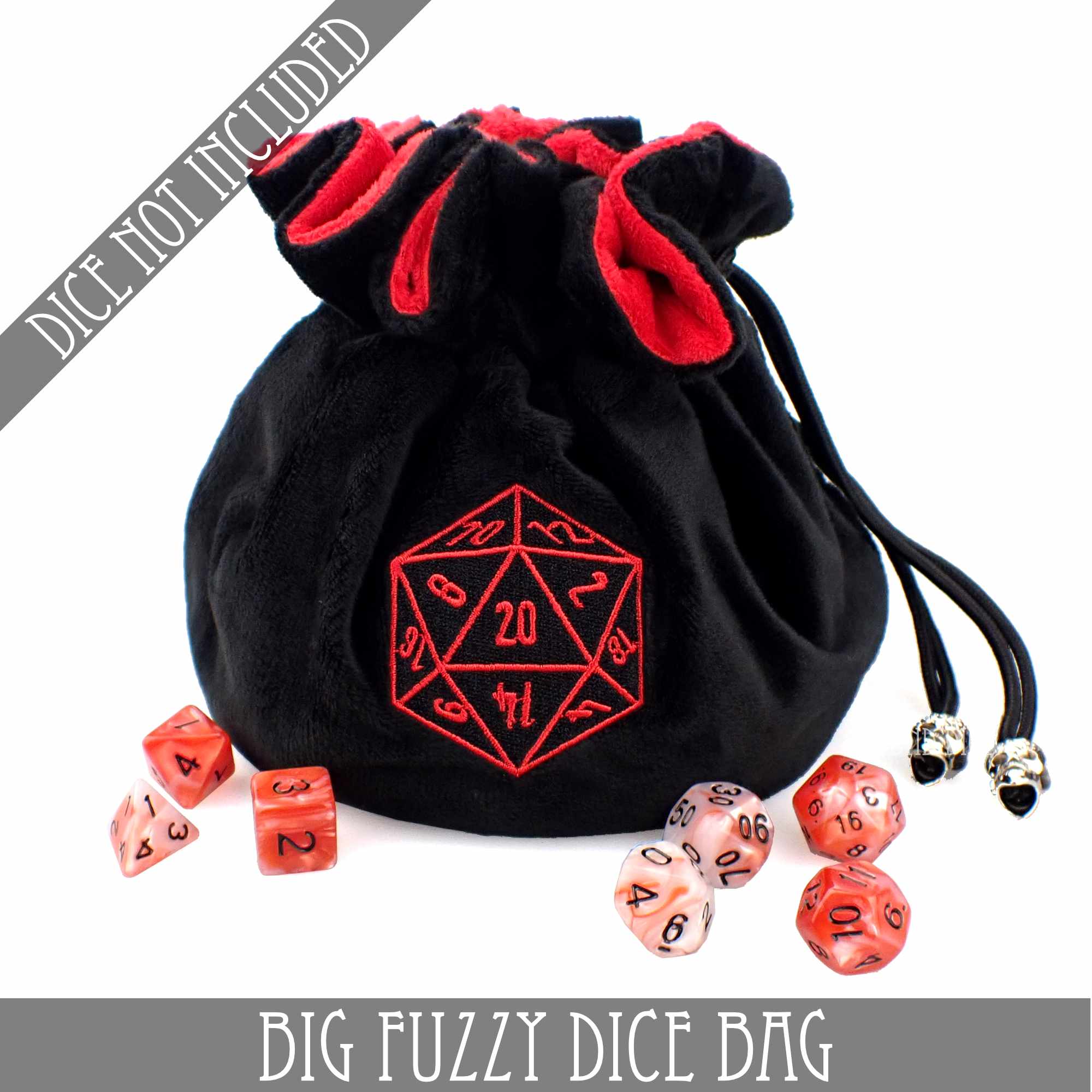 Big Fuzzy Dice Bag - 6 Colors