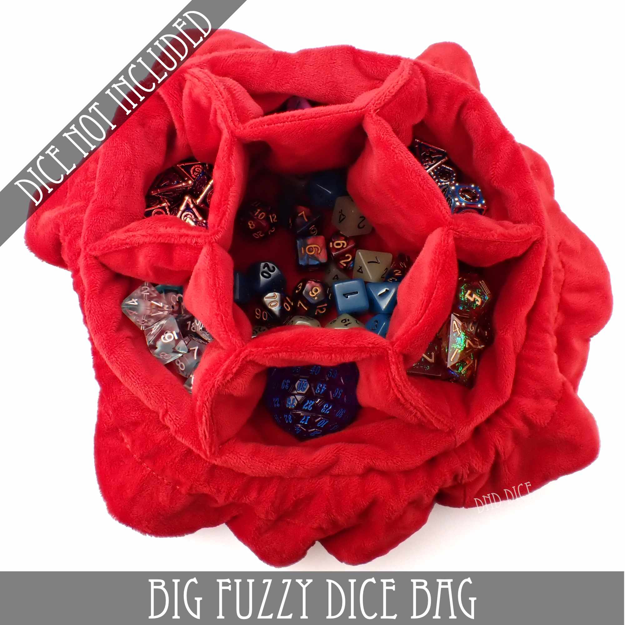 Big Fuzzy Dice Bag - 7 Colors