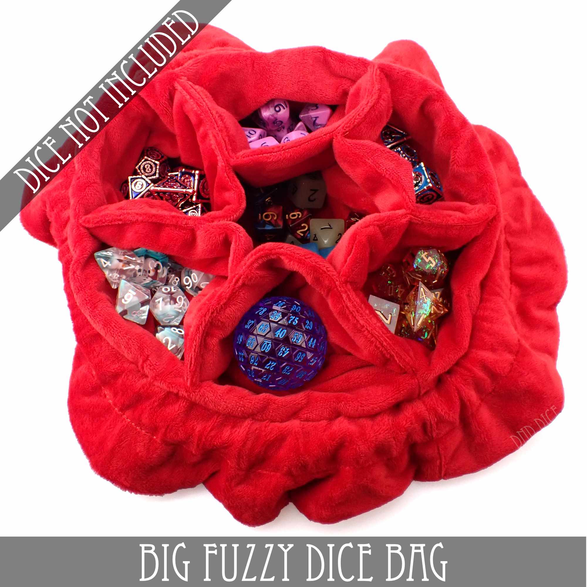 Big Fuzzy Dice Bag - 7 Colors