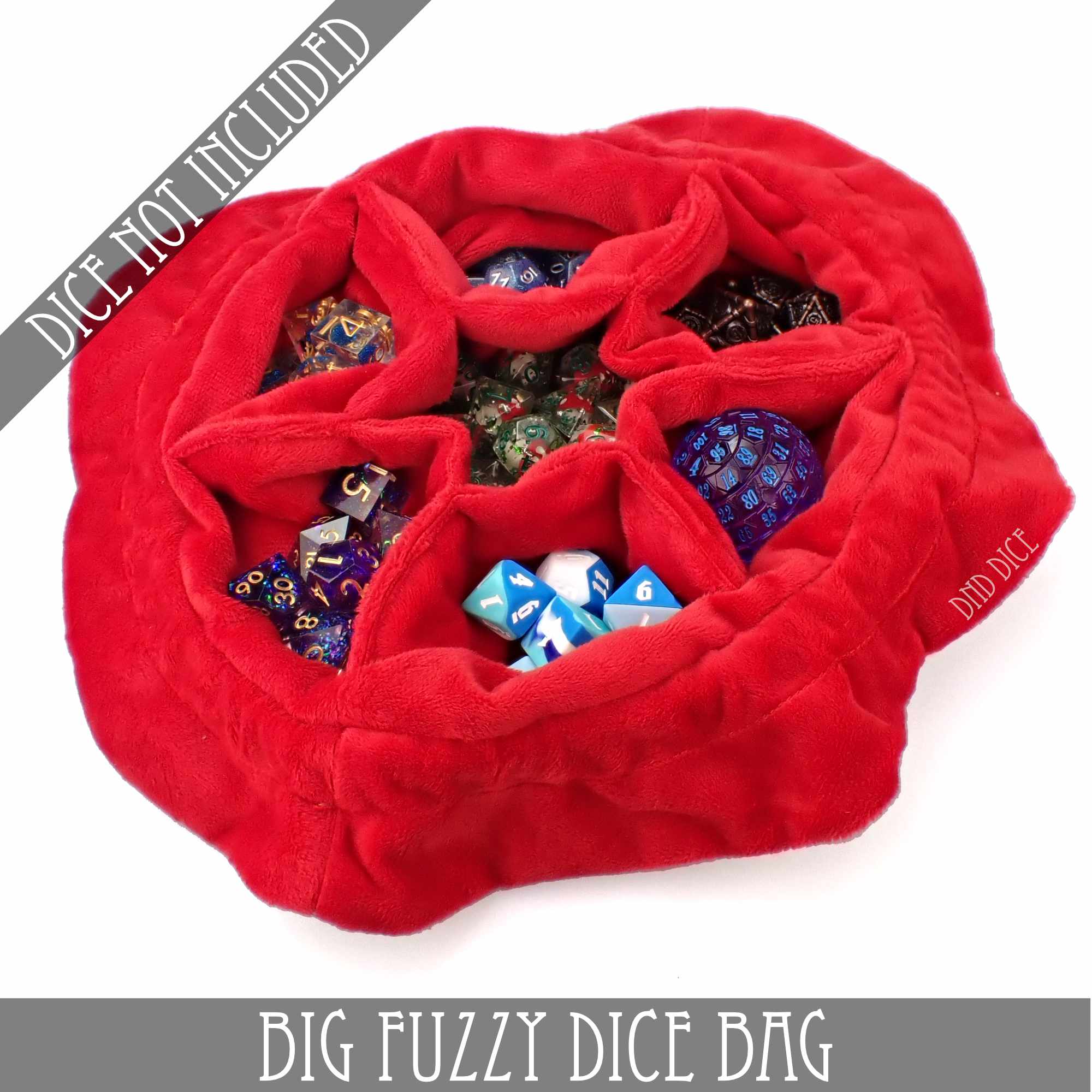 Big Fuzzy Dice Bag - 7 Colors