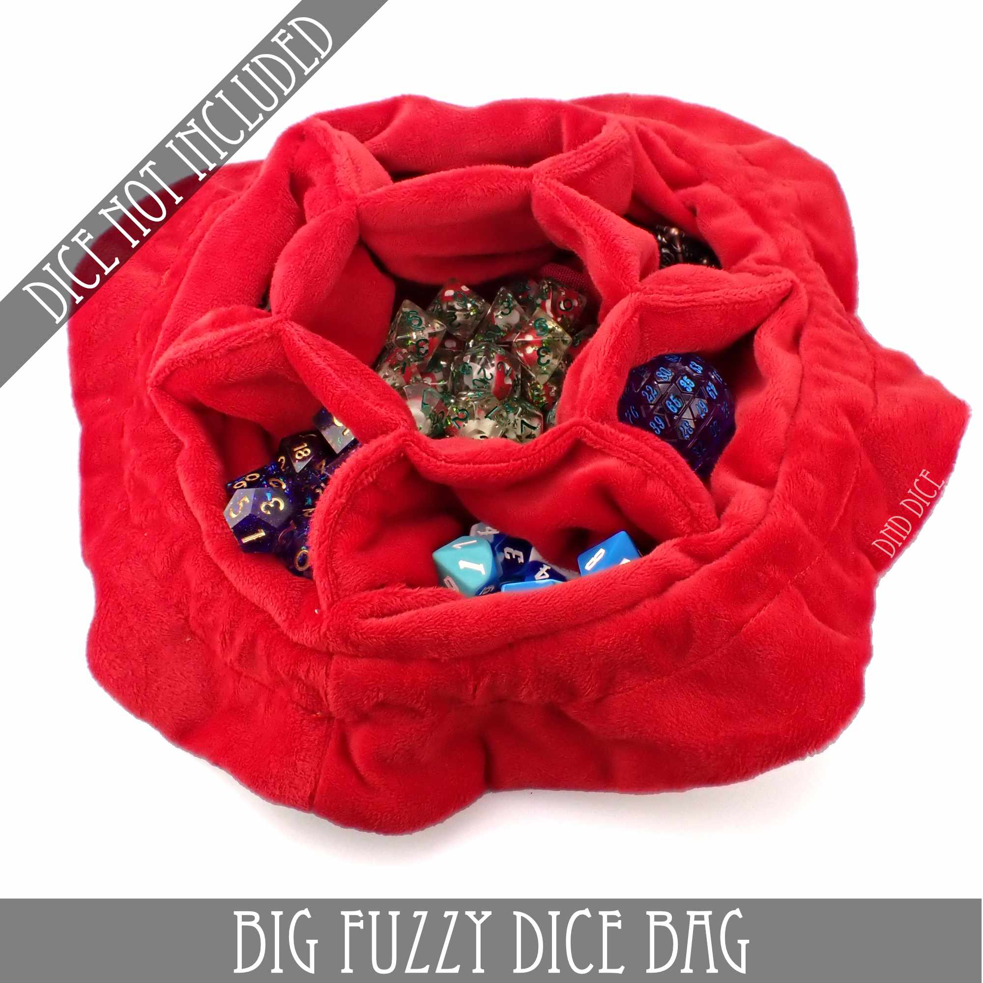 Big Fuzzy Dice Bag - 7 Colors