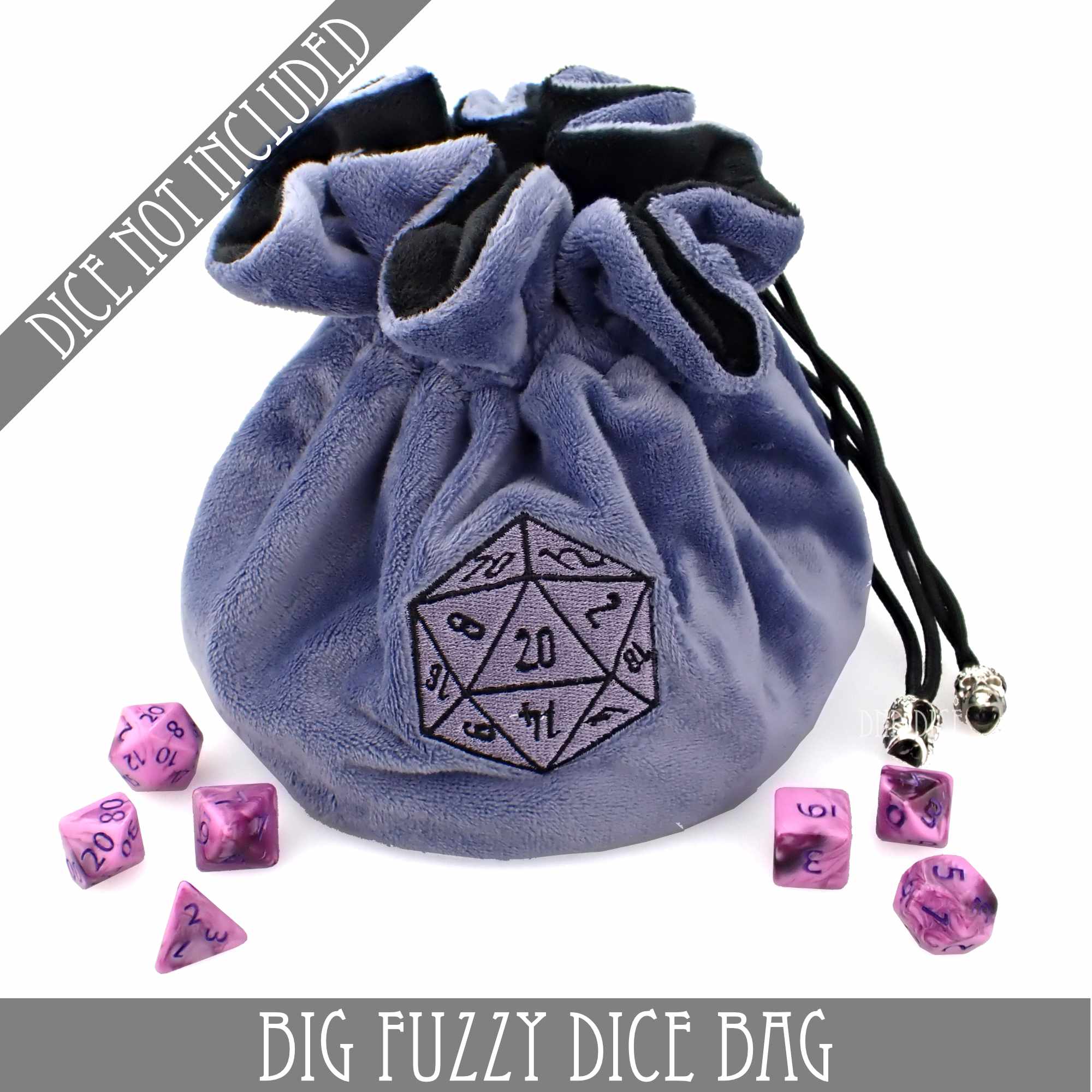 Big Fuzzy Dice Bag - 7 Colors