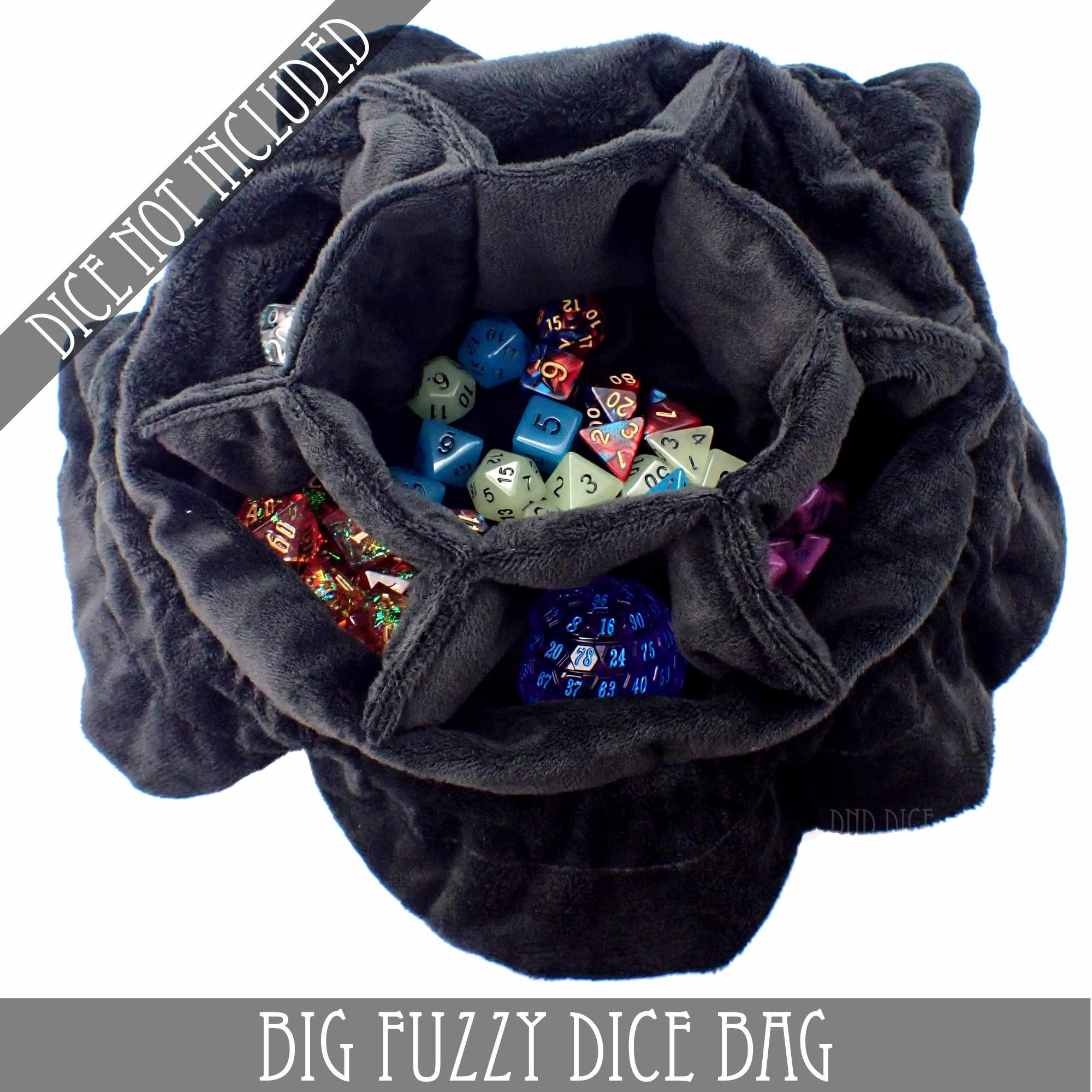 Big Fuzzy Dice Bag - 7 Colors