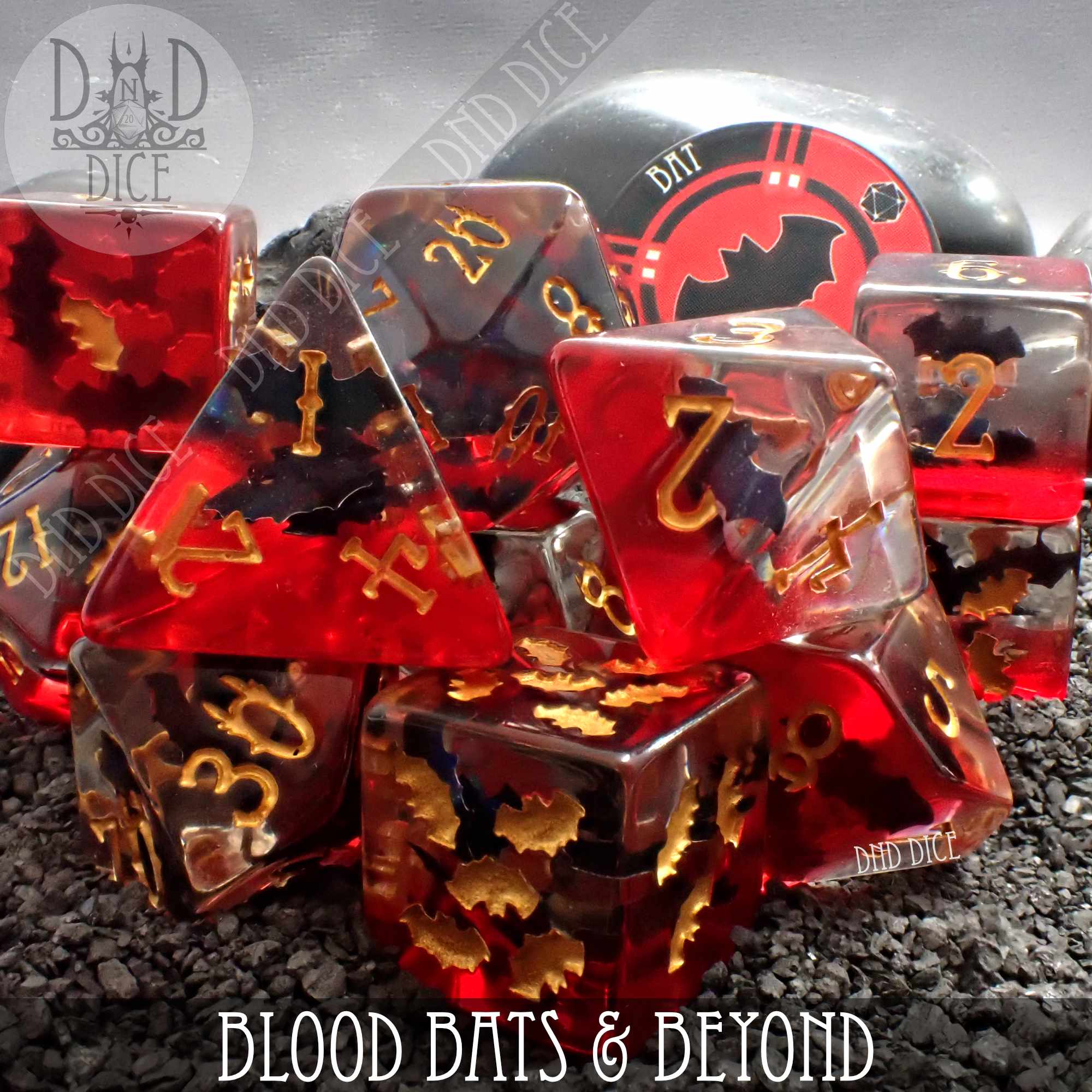 Blood Bats & Beyond - 11 Dice Set