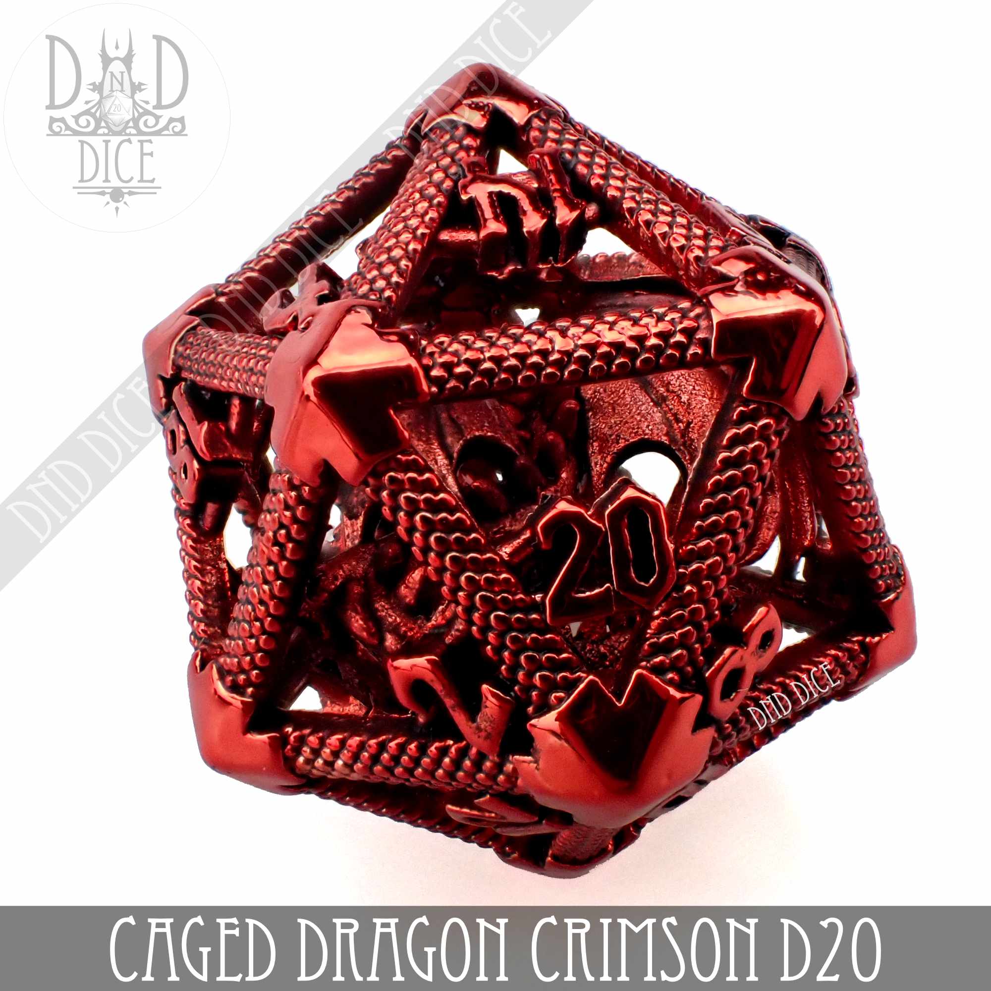 Caged Dragon D20 - 6 Colors
