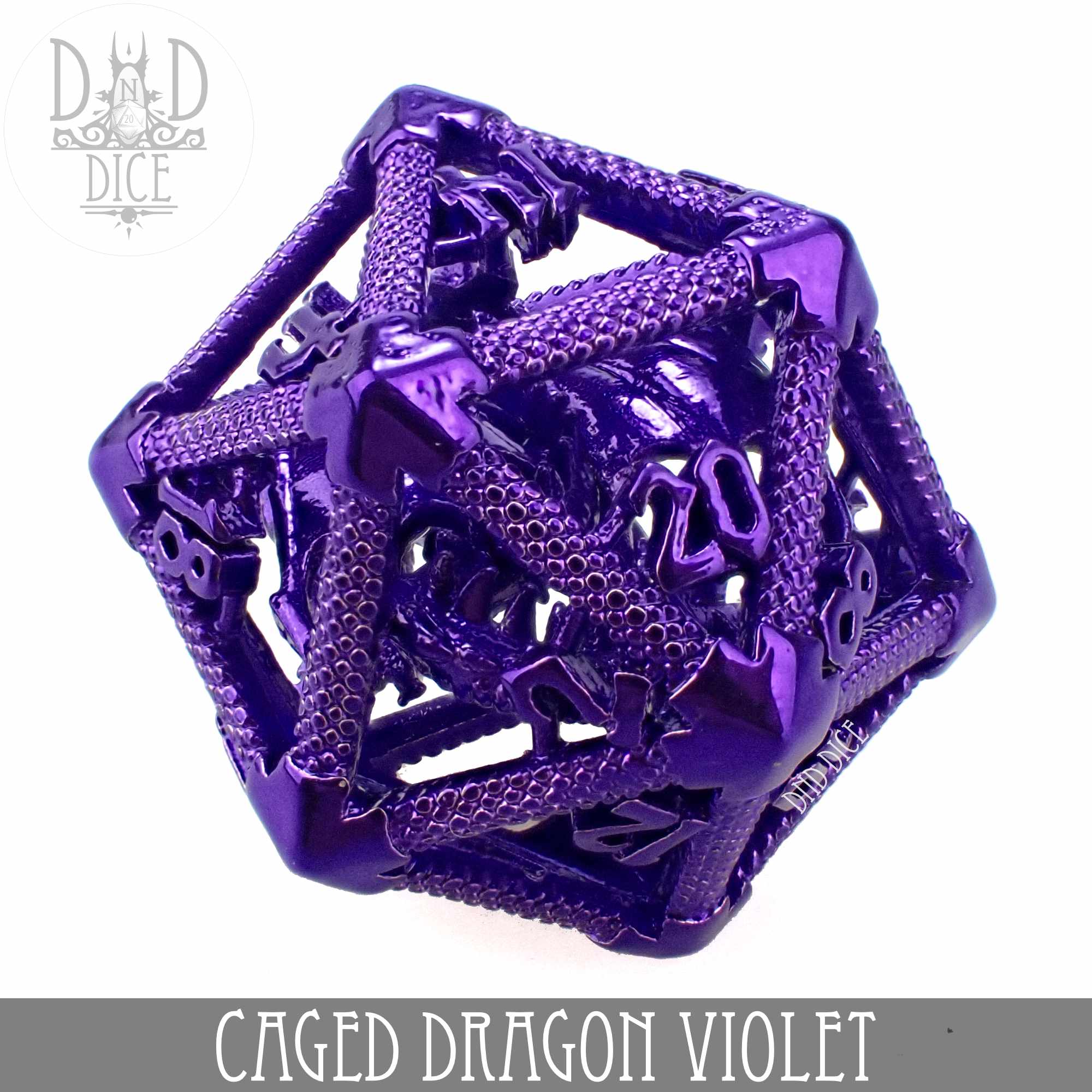 Caged Dragon D20 - 6 Colors