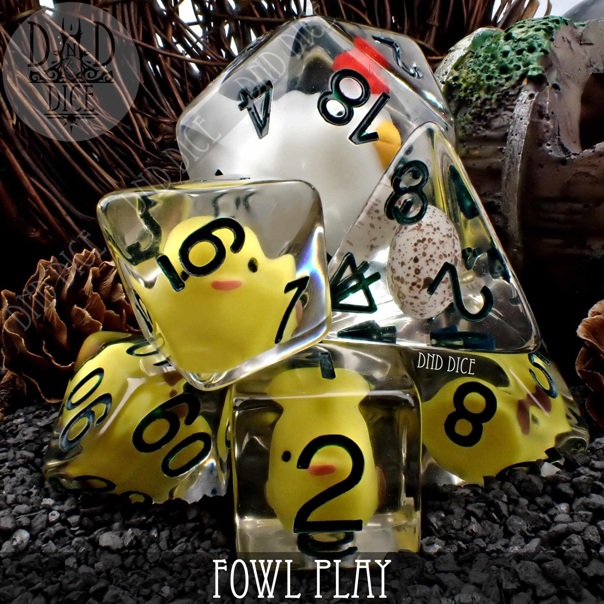 Fowl Play - 8 Dice Set