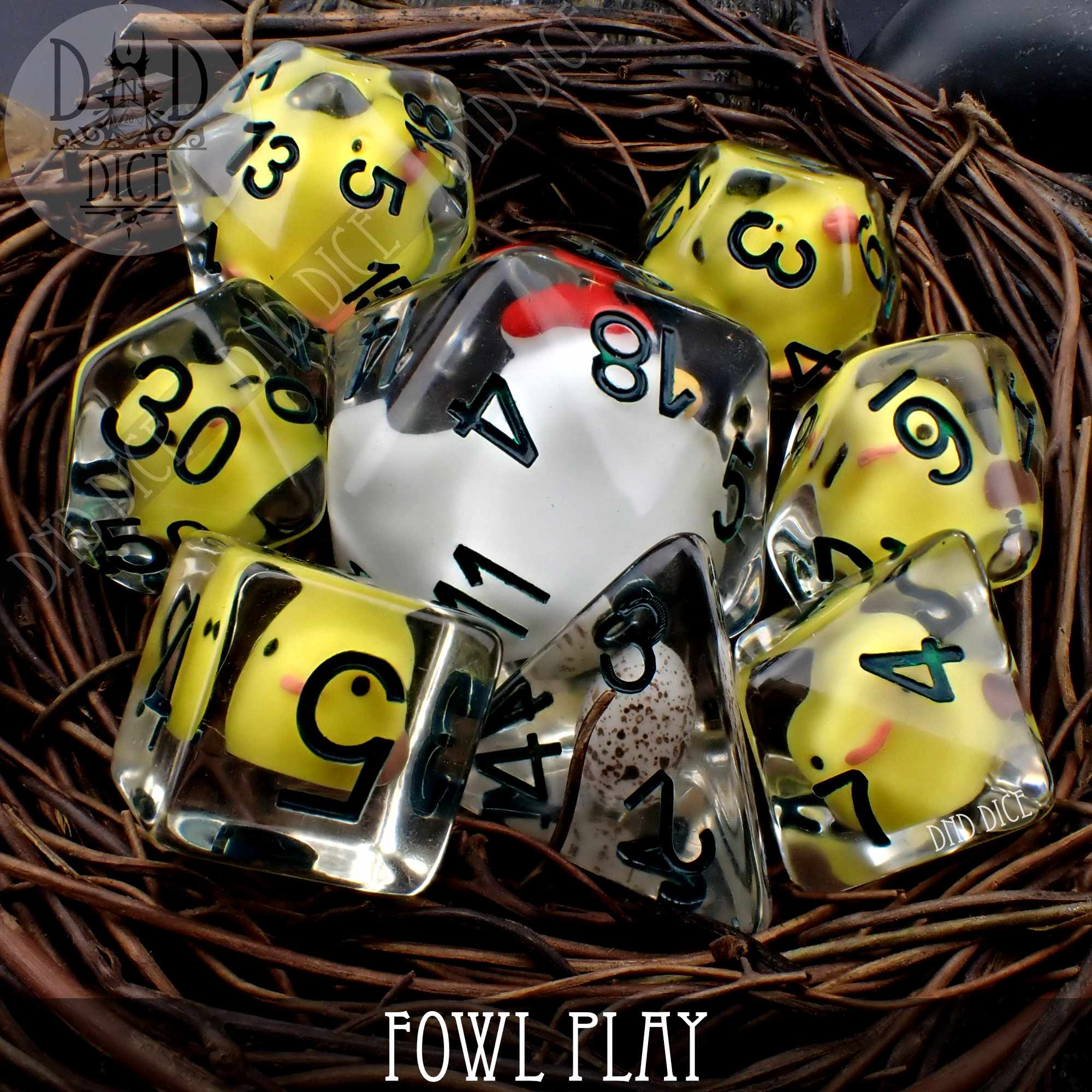 Fowl Play - 8 Dice Set