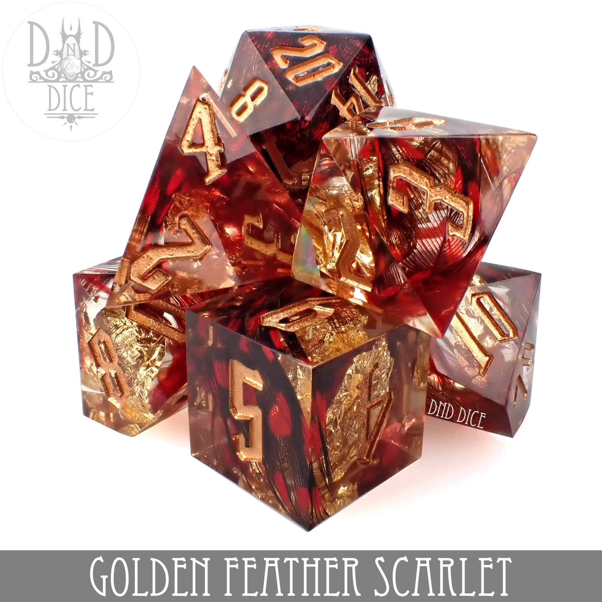 Golden Feather Scarlet (Handmade)