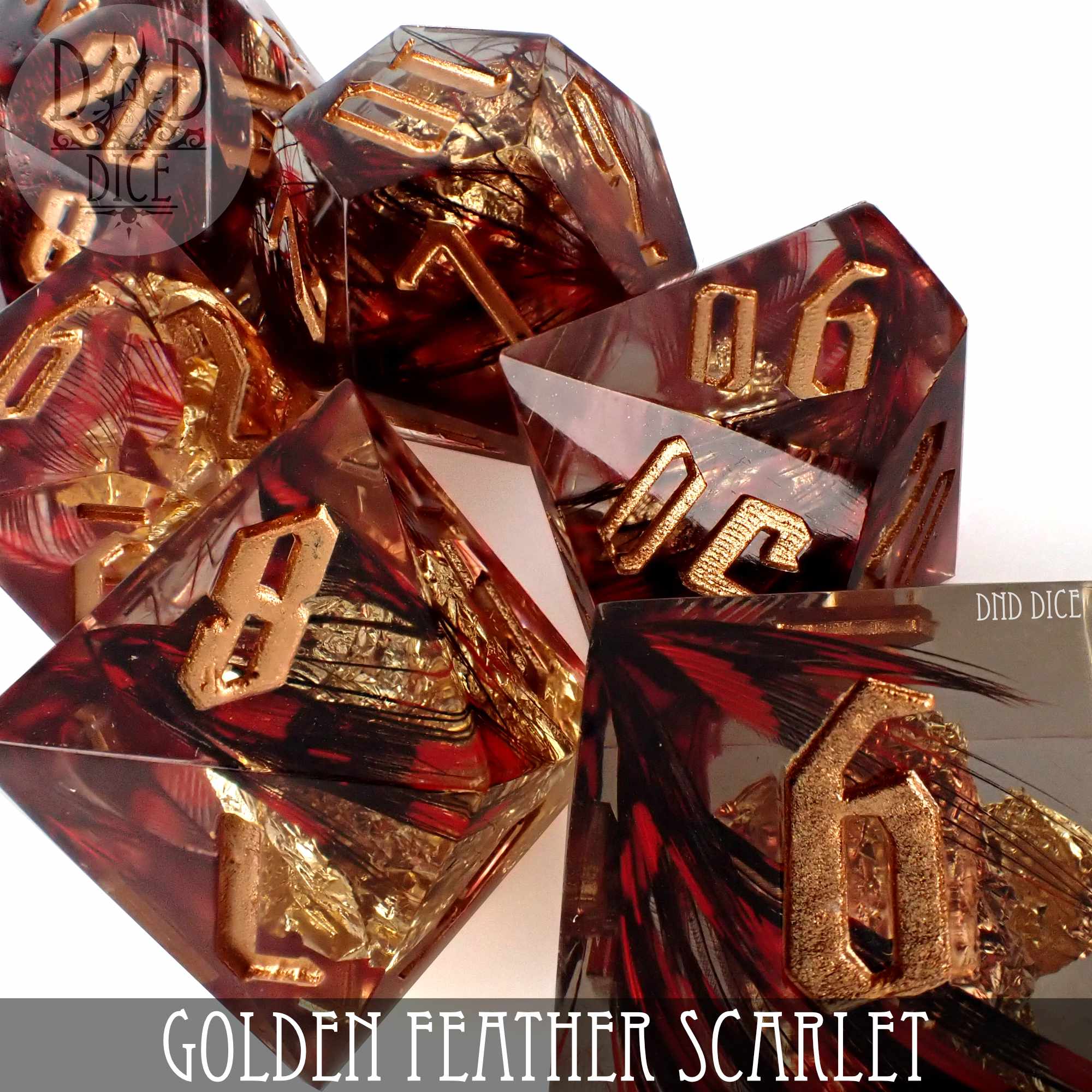 Golden Feather Scarlet (Handmade)