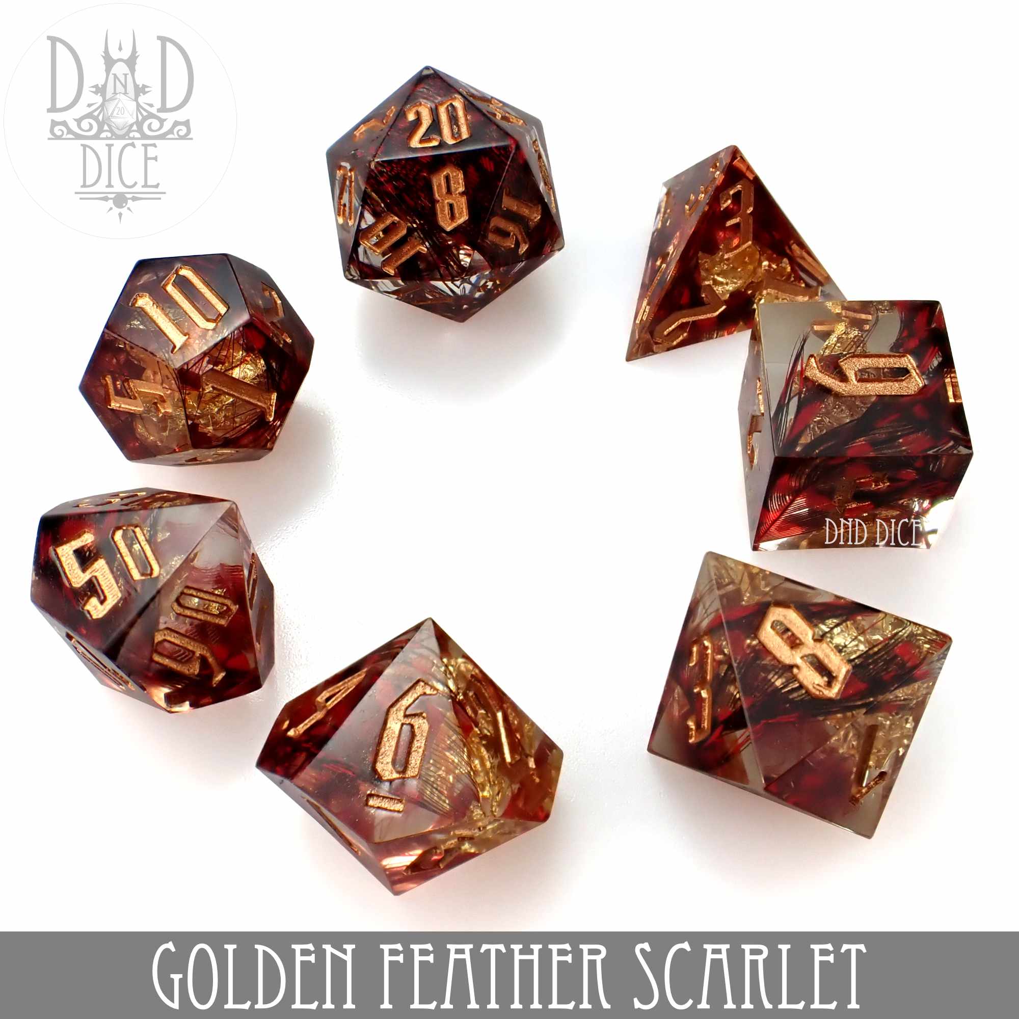 Golden Feather Scarlet (Handmade)