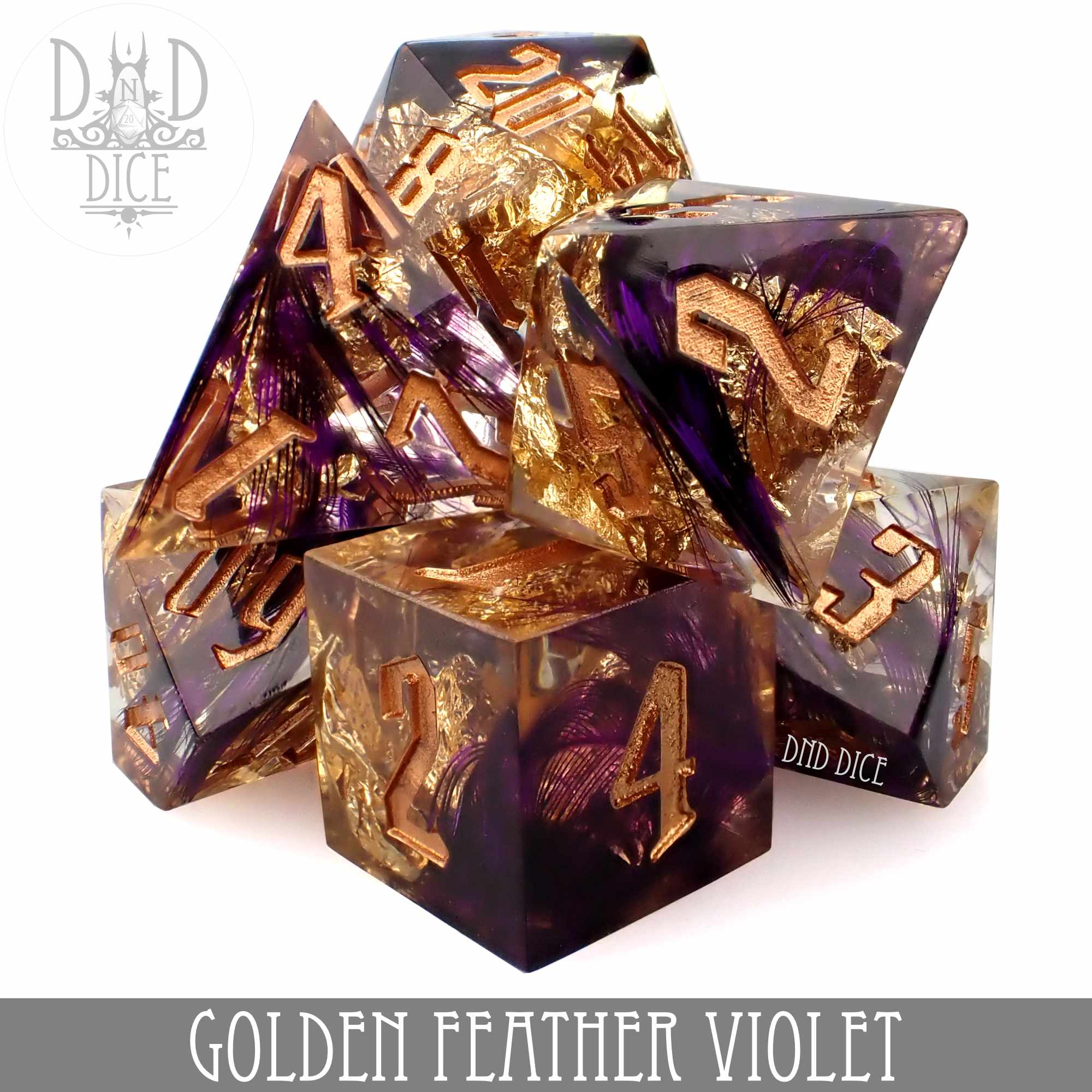 Golden Feather Violet (Handmade)