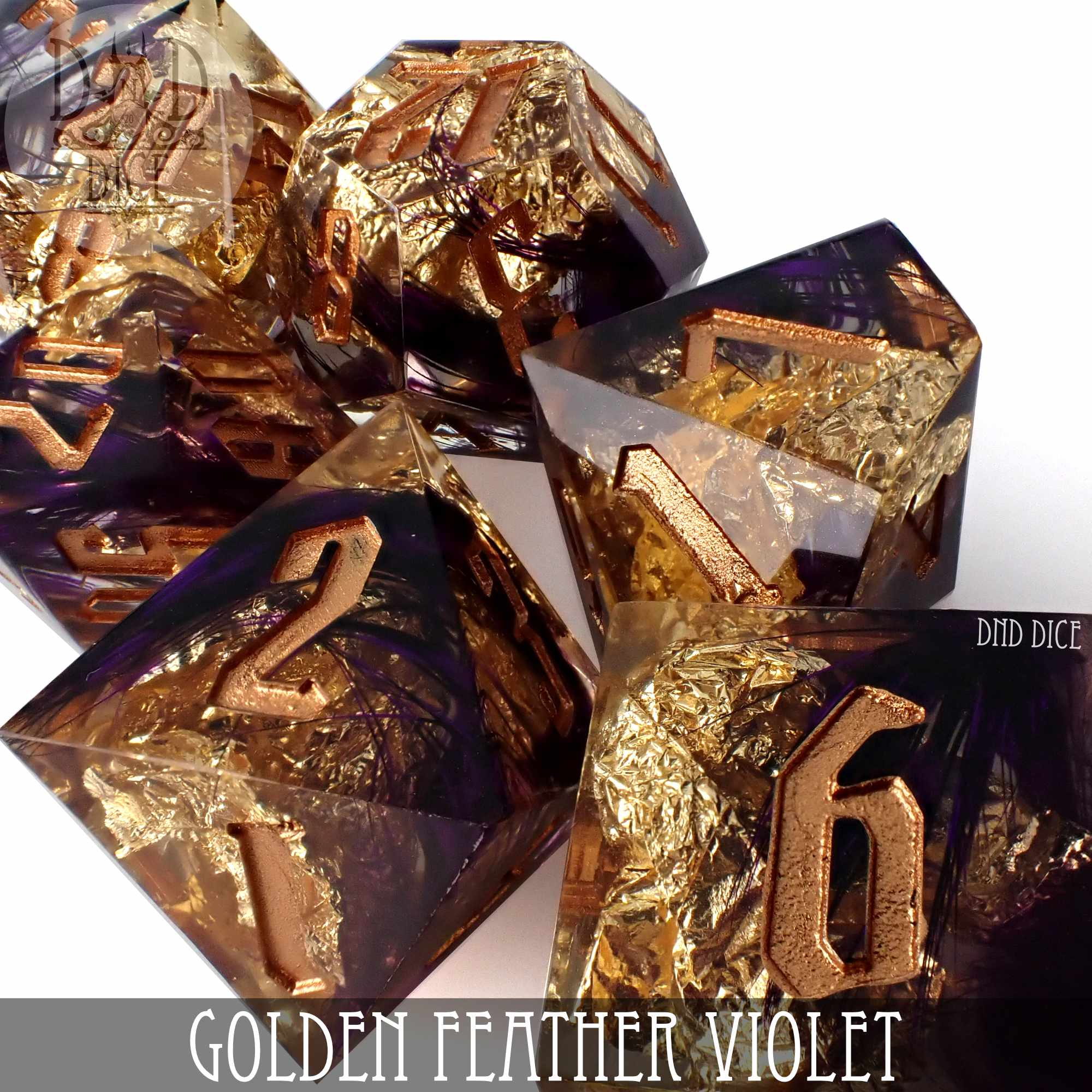 Golden Feather Violet (Handmade)