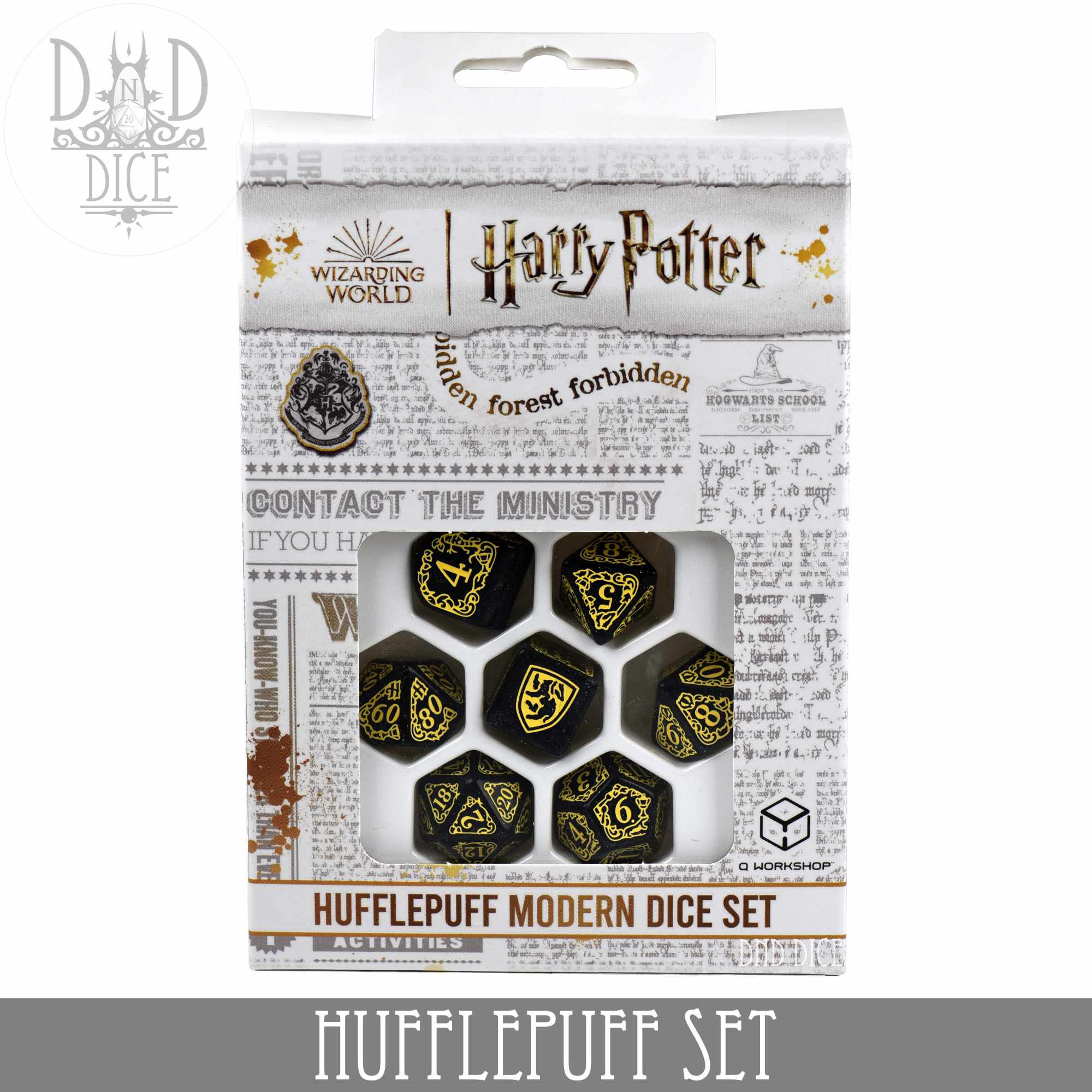 Harry Potter Hufflepuff Dice Set