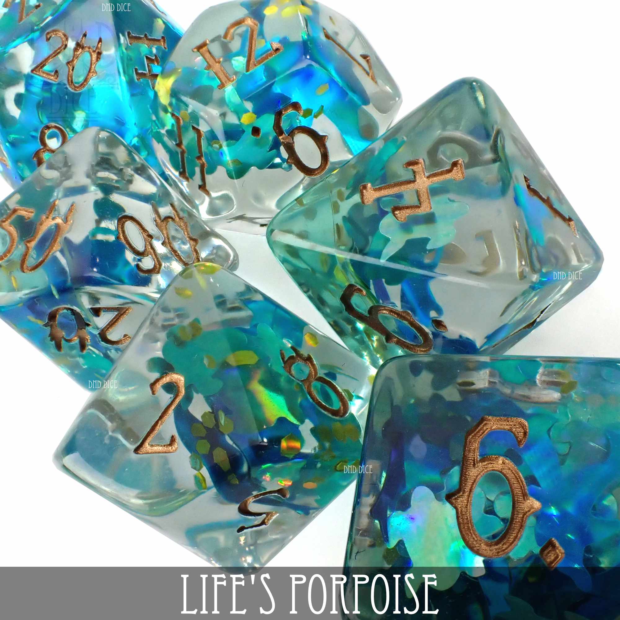 Life's Porpoise - 11 Dice Set