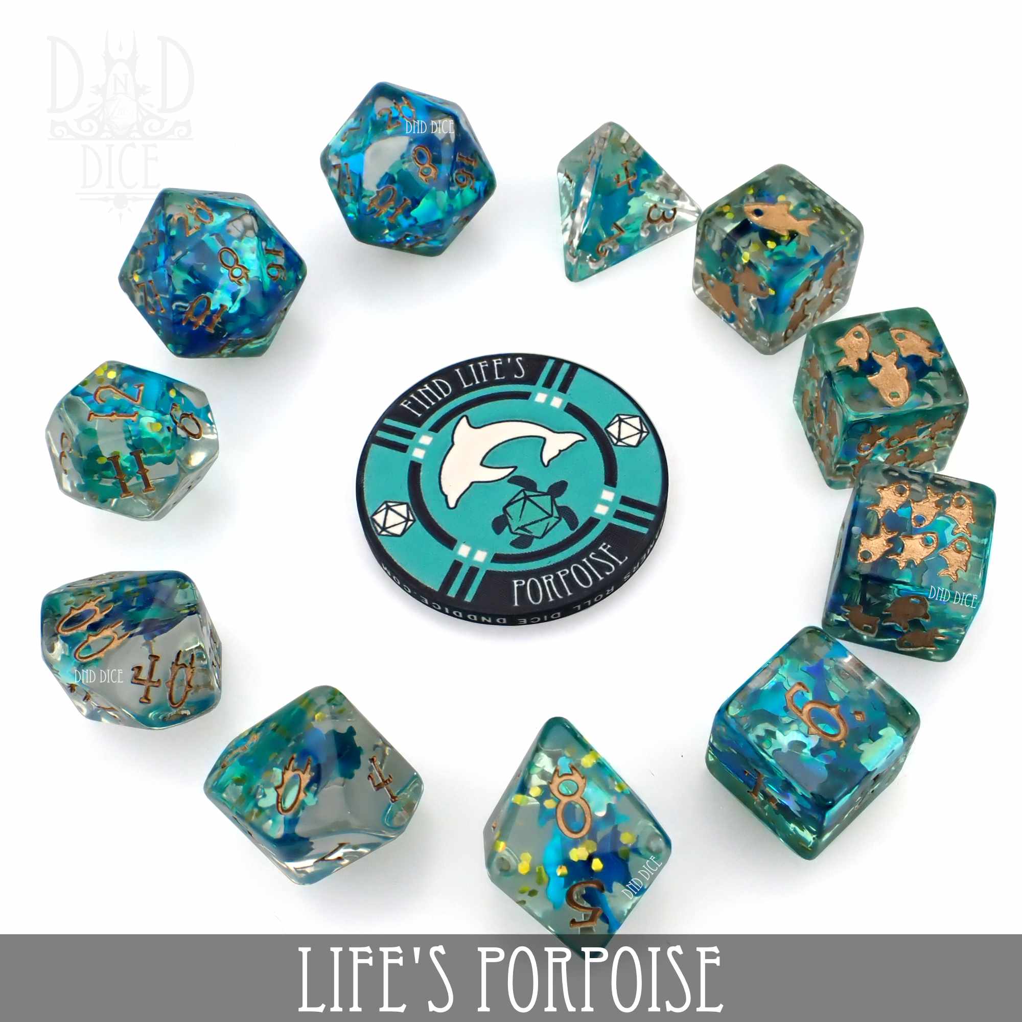 Life's Porpoise - 11 Dice Set