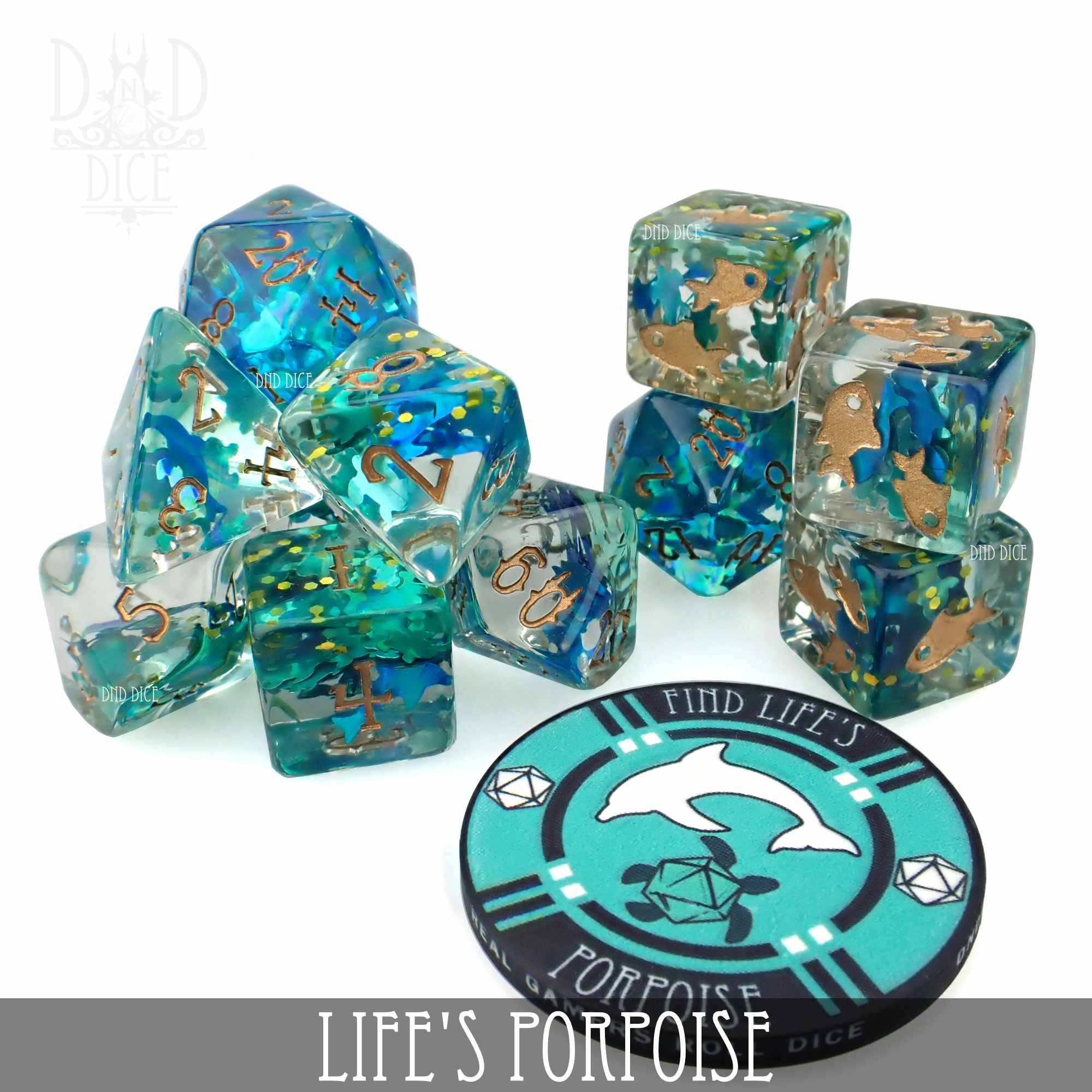 Life's Porpoise - 11 Dice Set