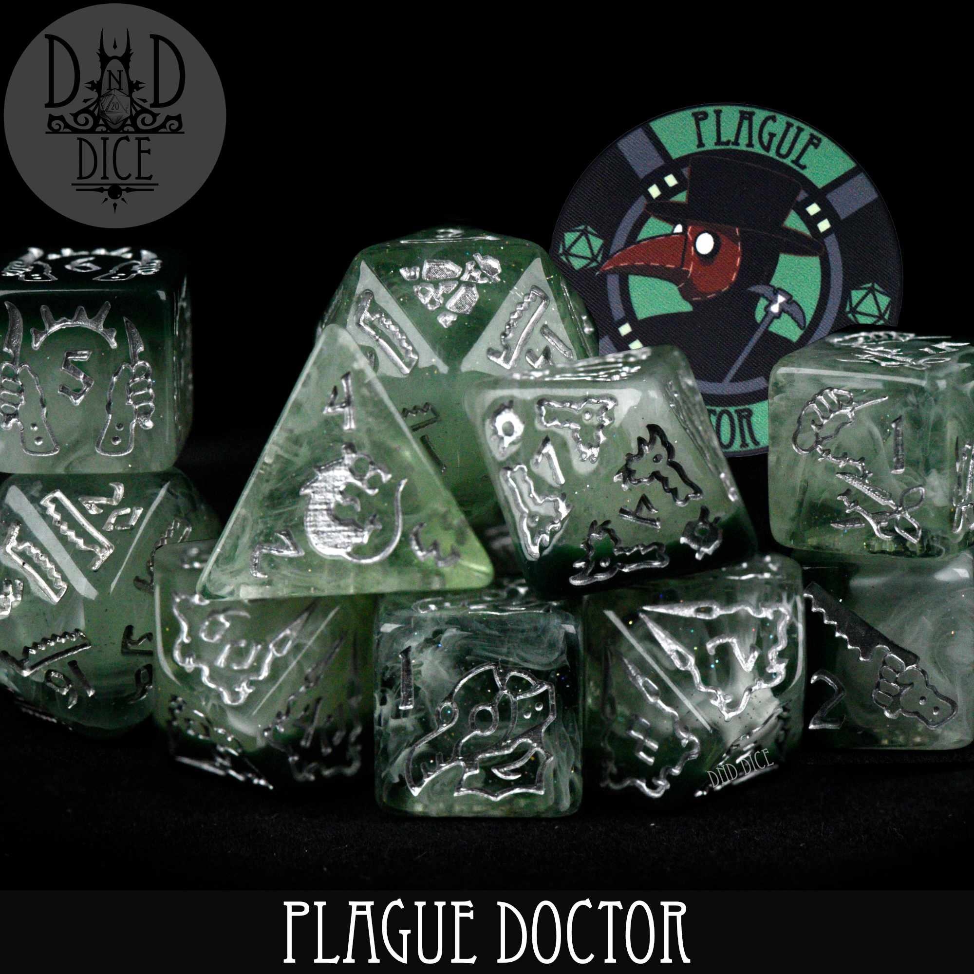 Plague Doctor - 11 Dice Set
