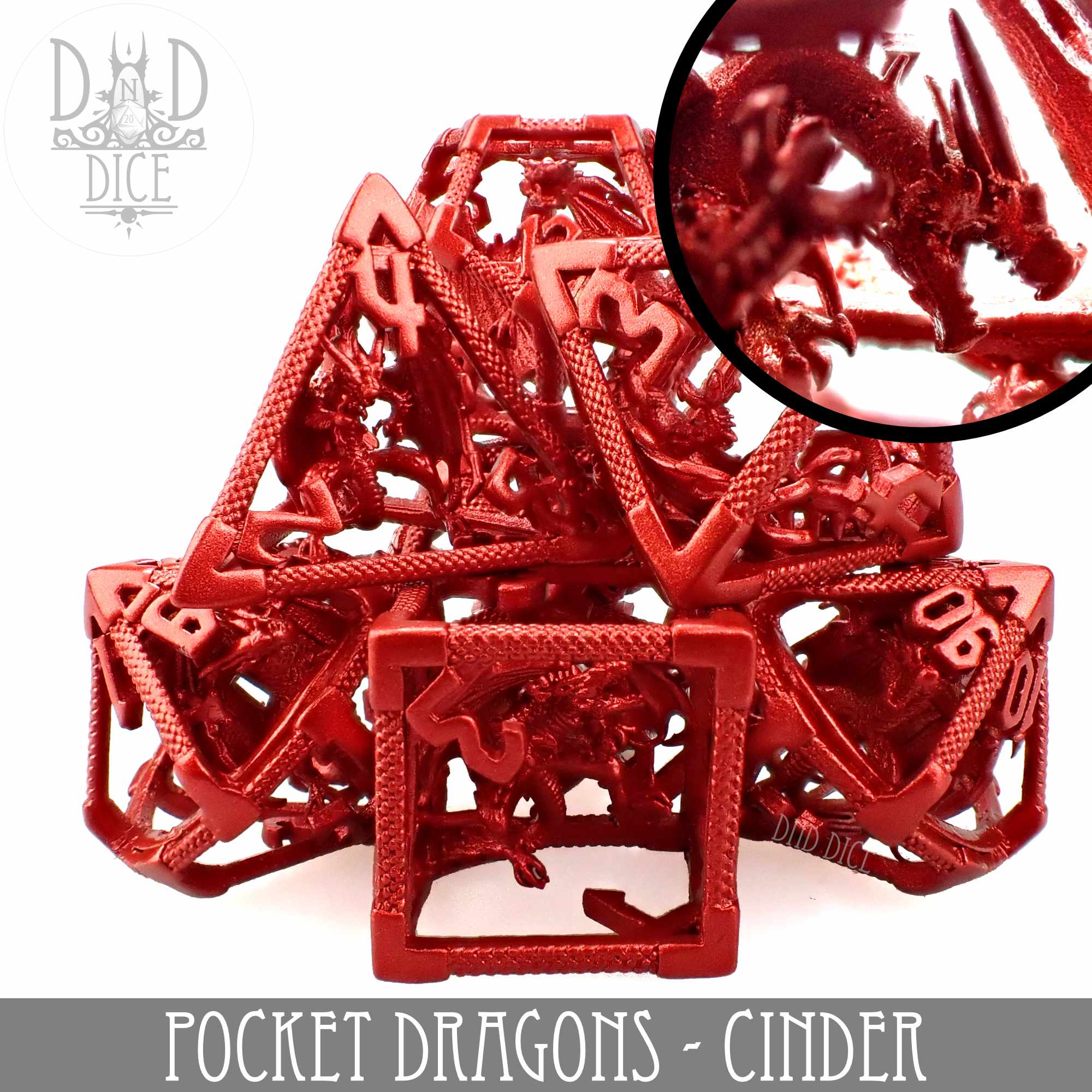 Pocket Dragons Cinder - Metal (Gift Box)