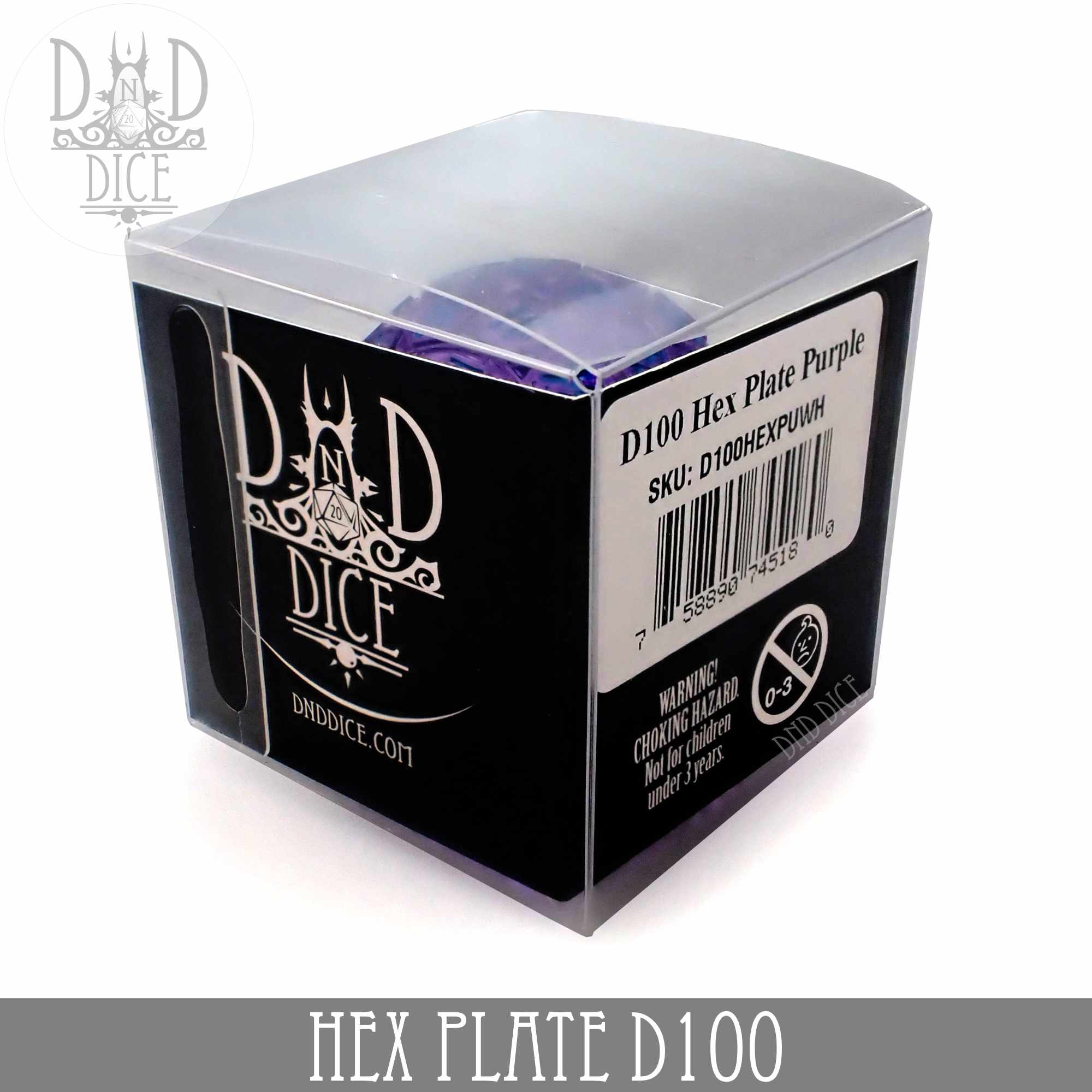 45mm Hex Plate D100 (Purple)