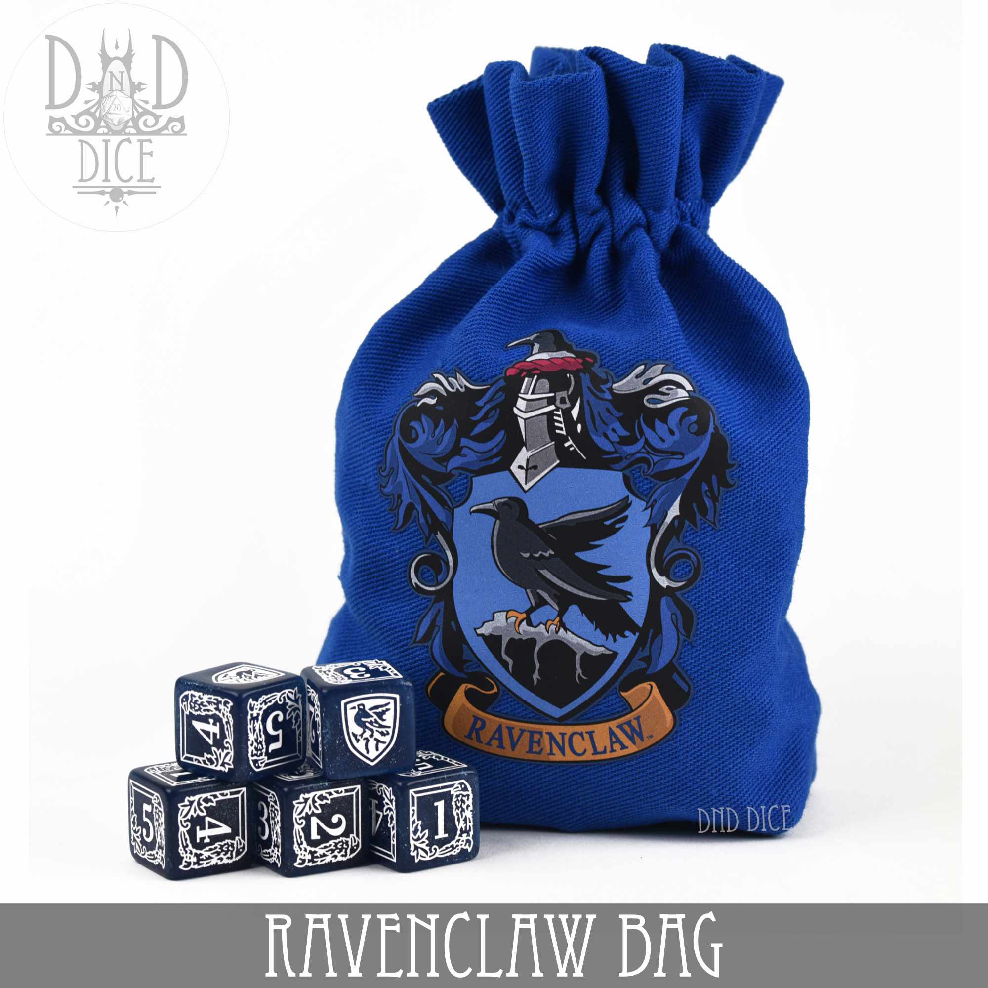 Harry Potter Ravenclaw Dice Bag & 5D6