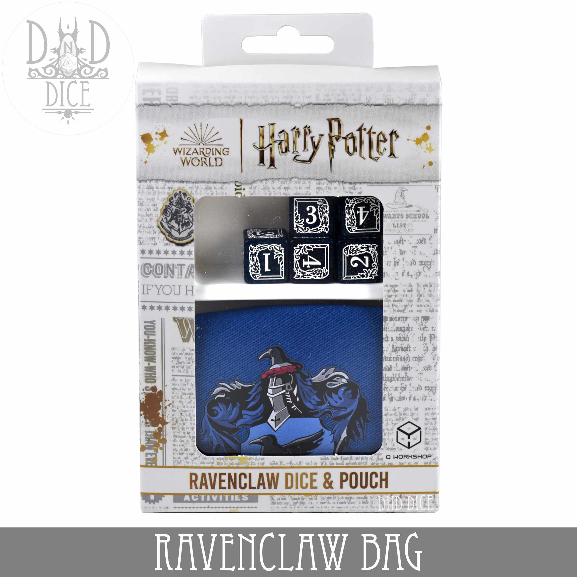 Harry Potter Ravenclaw Dice Bag & 5D6