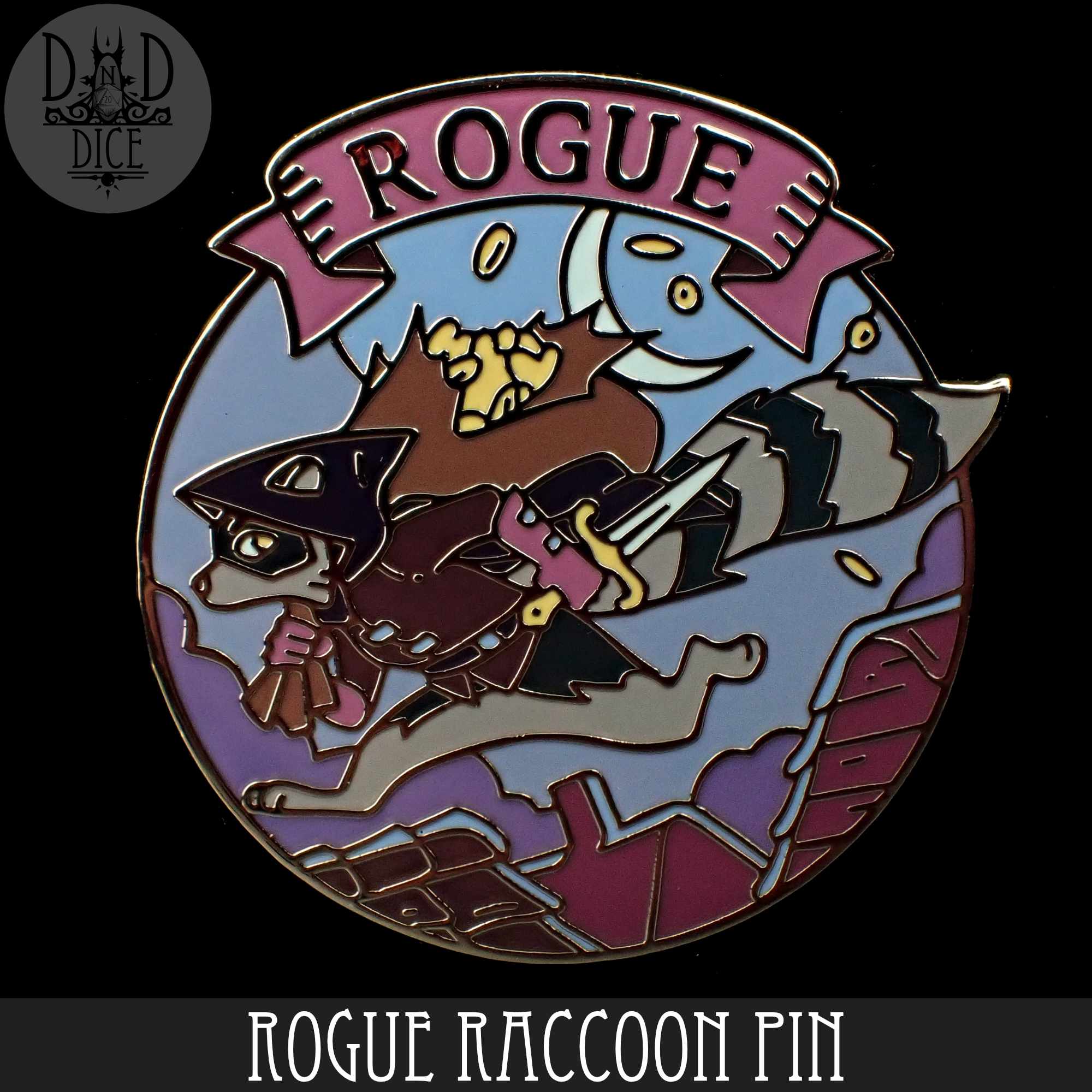 Rogue Raccoon (Enamel Pin)