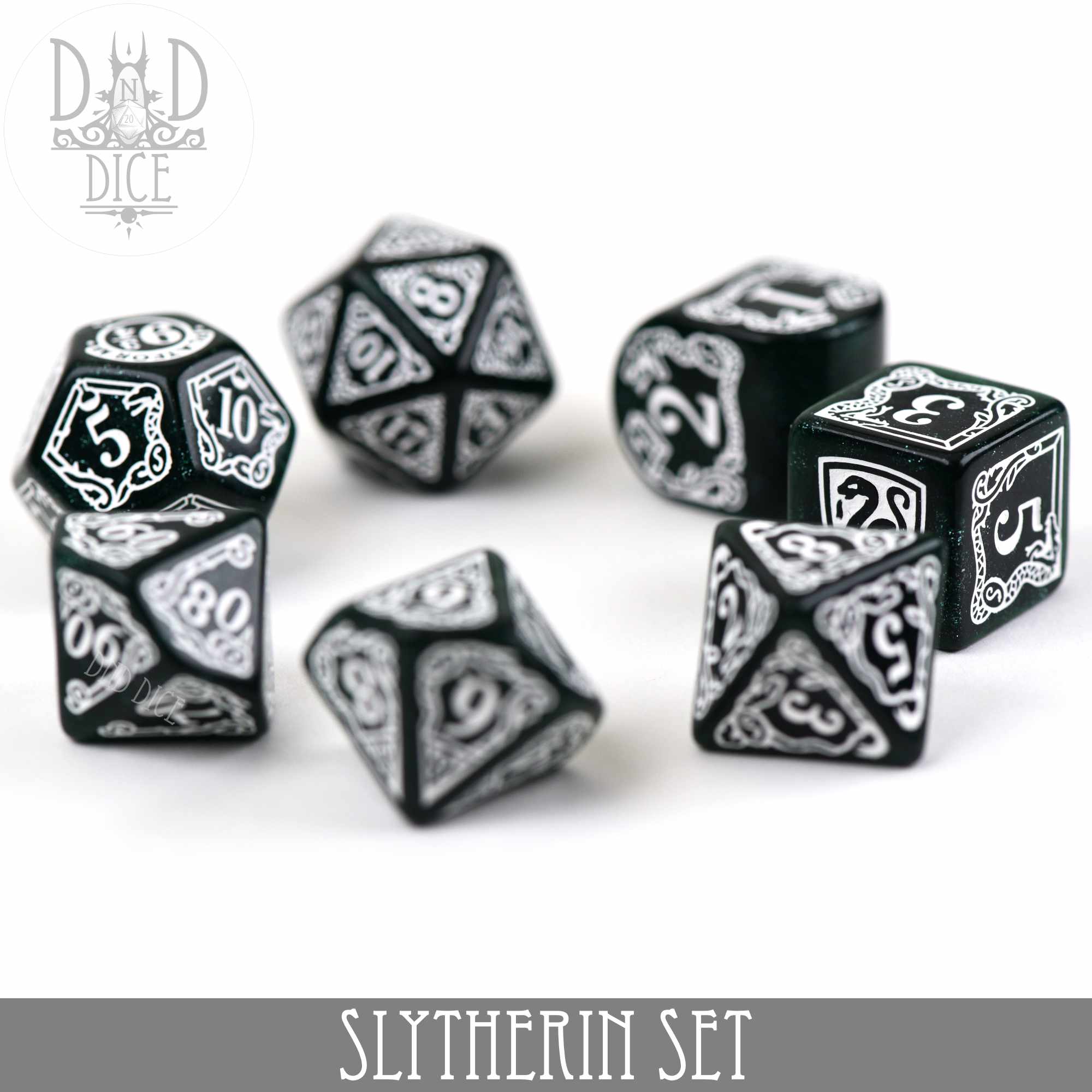 Harry Potter Slytherin Dice Set