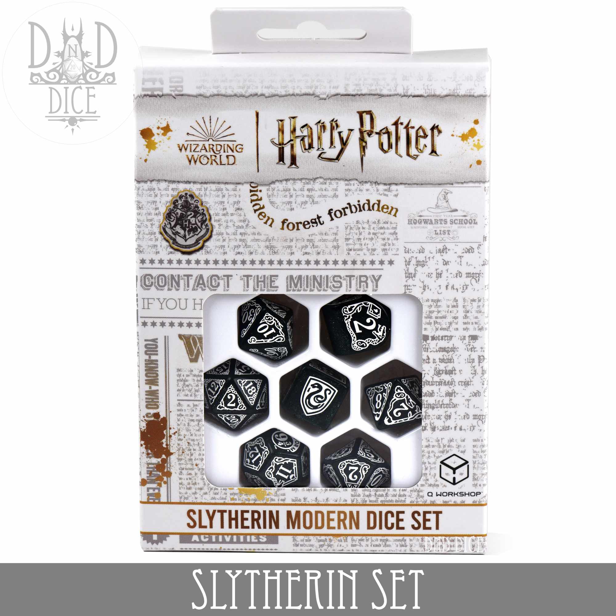 Harry Potter Slytherin Dice Set