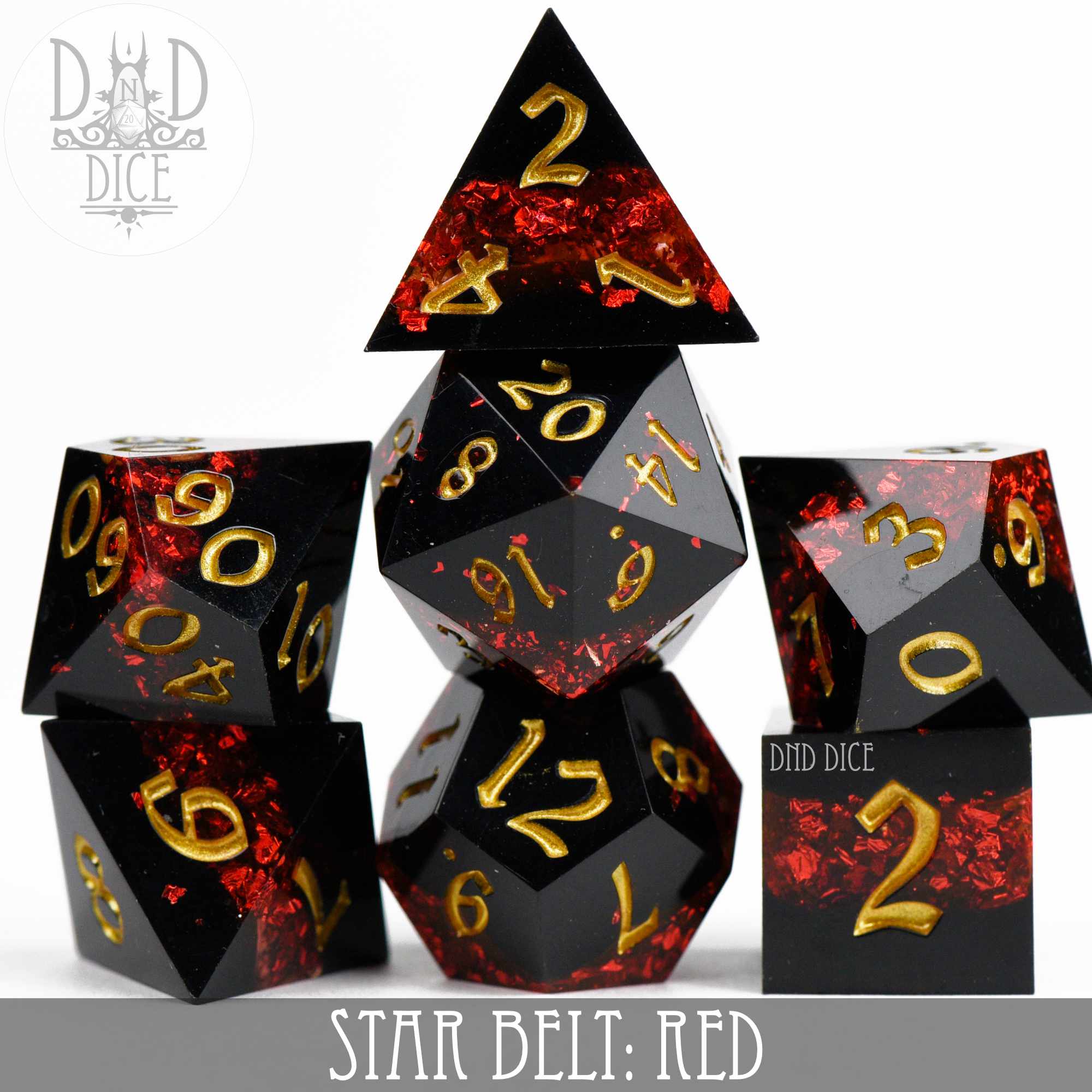 Star Belt: Red (Handmade)