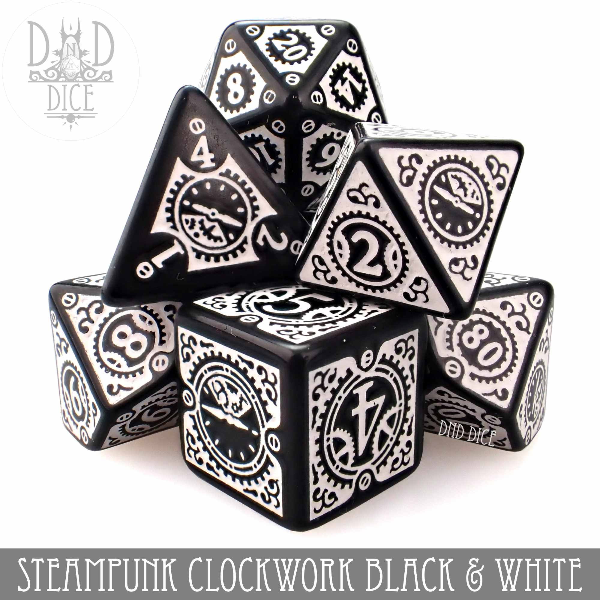 Steampunk Clockwork Black