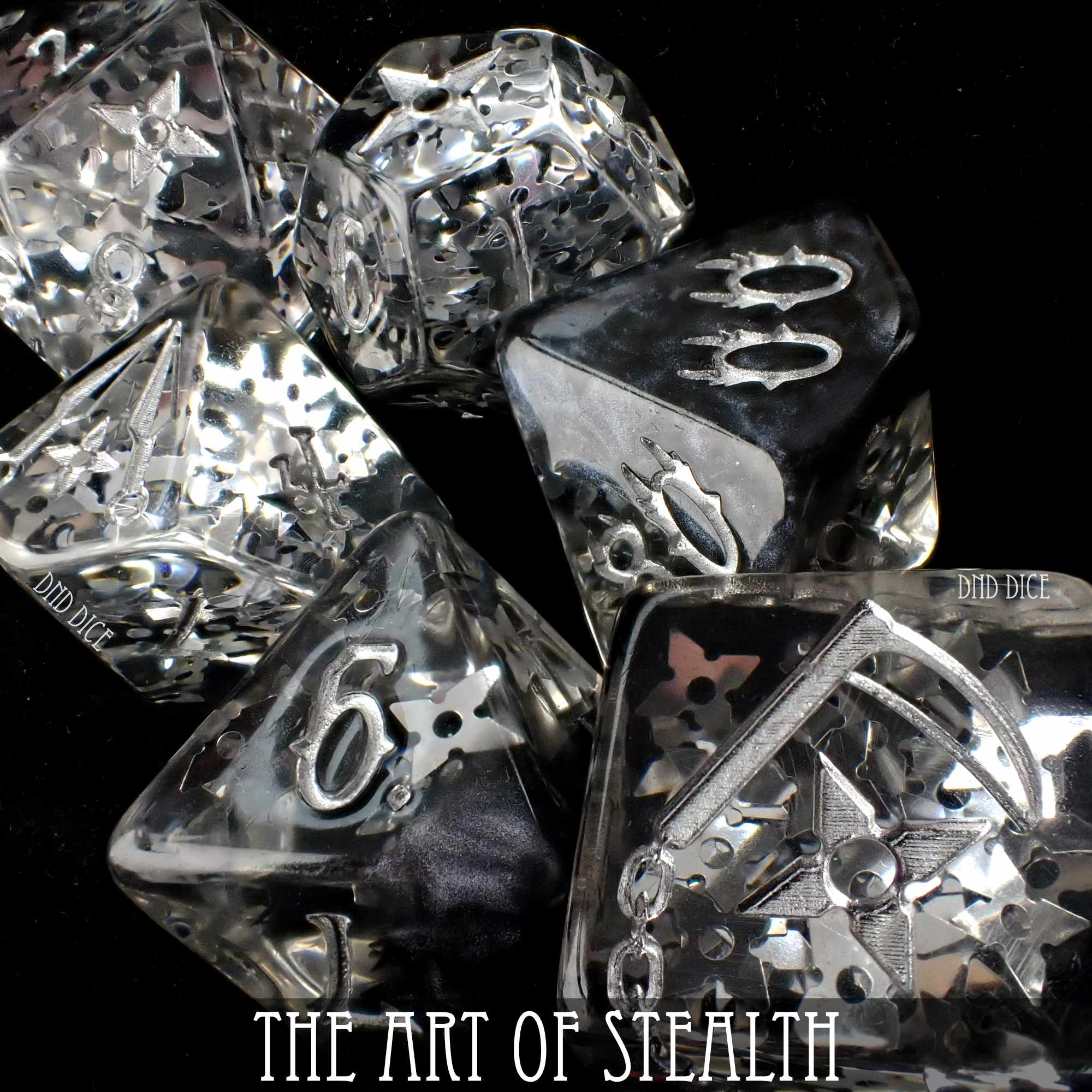 The Art of Stealth - 11 Dice Set