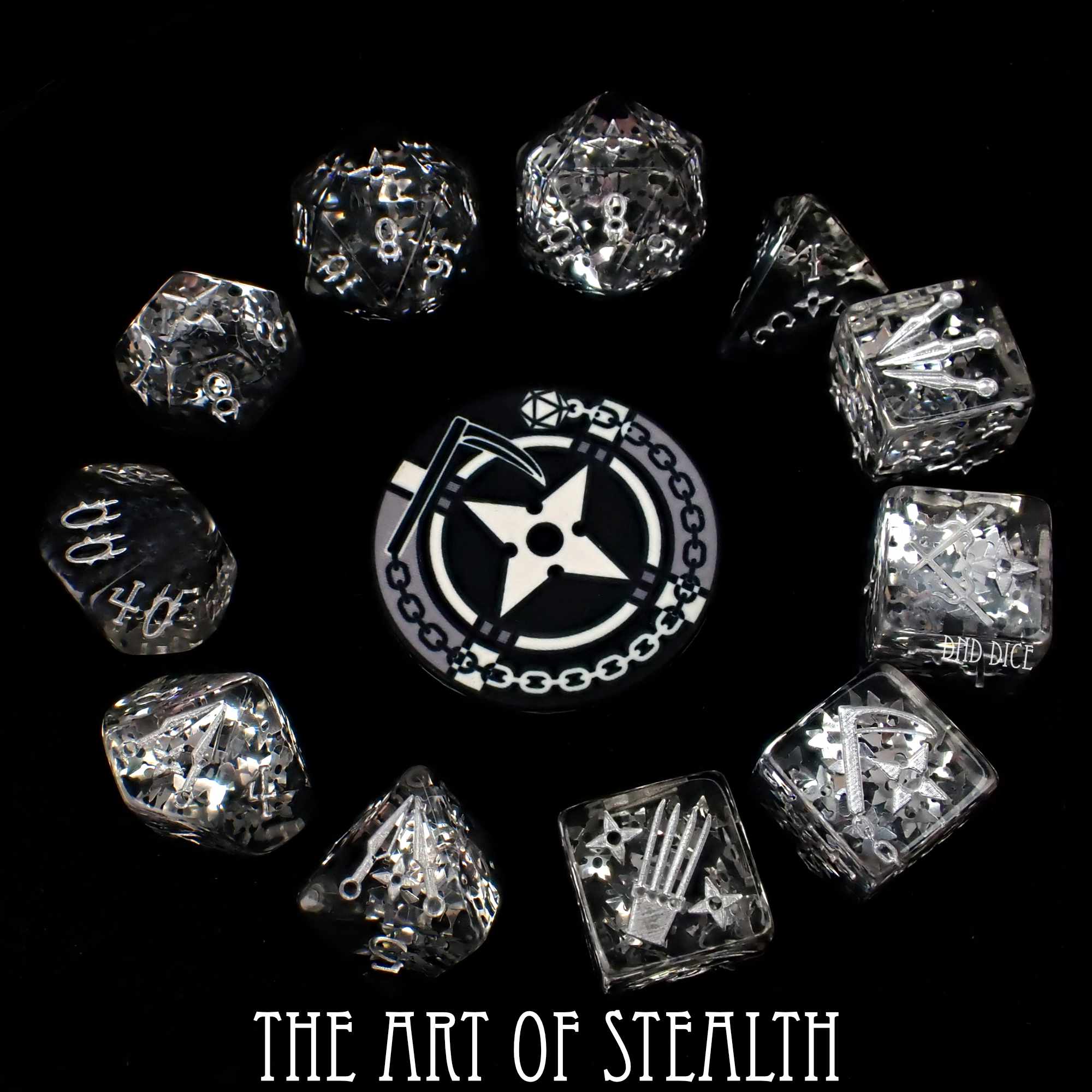 The Art of Stealth - 11 Dice Set