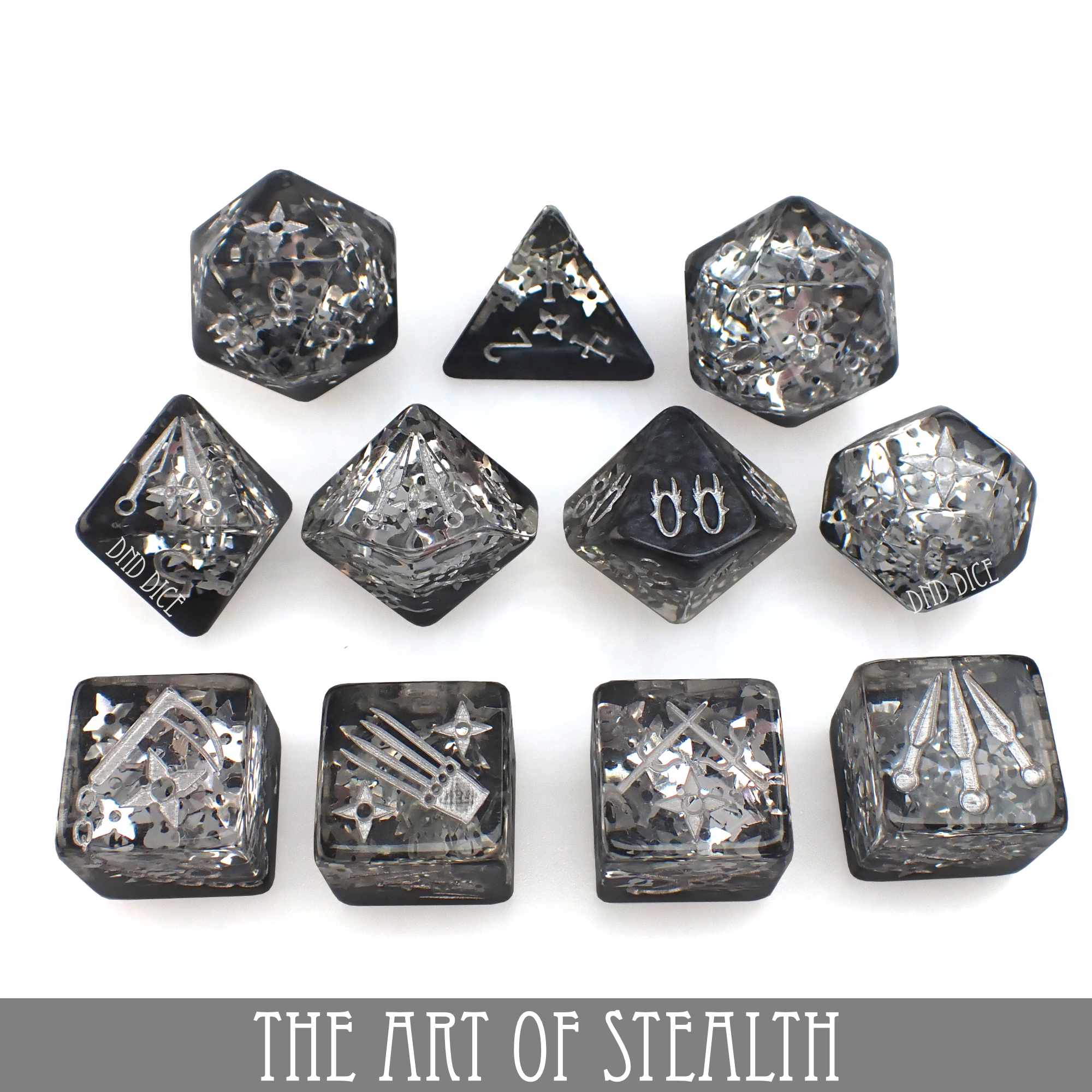 The Art of Stealth - 11 Dice Set