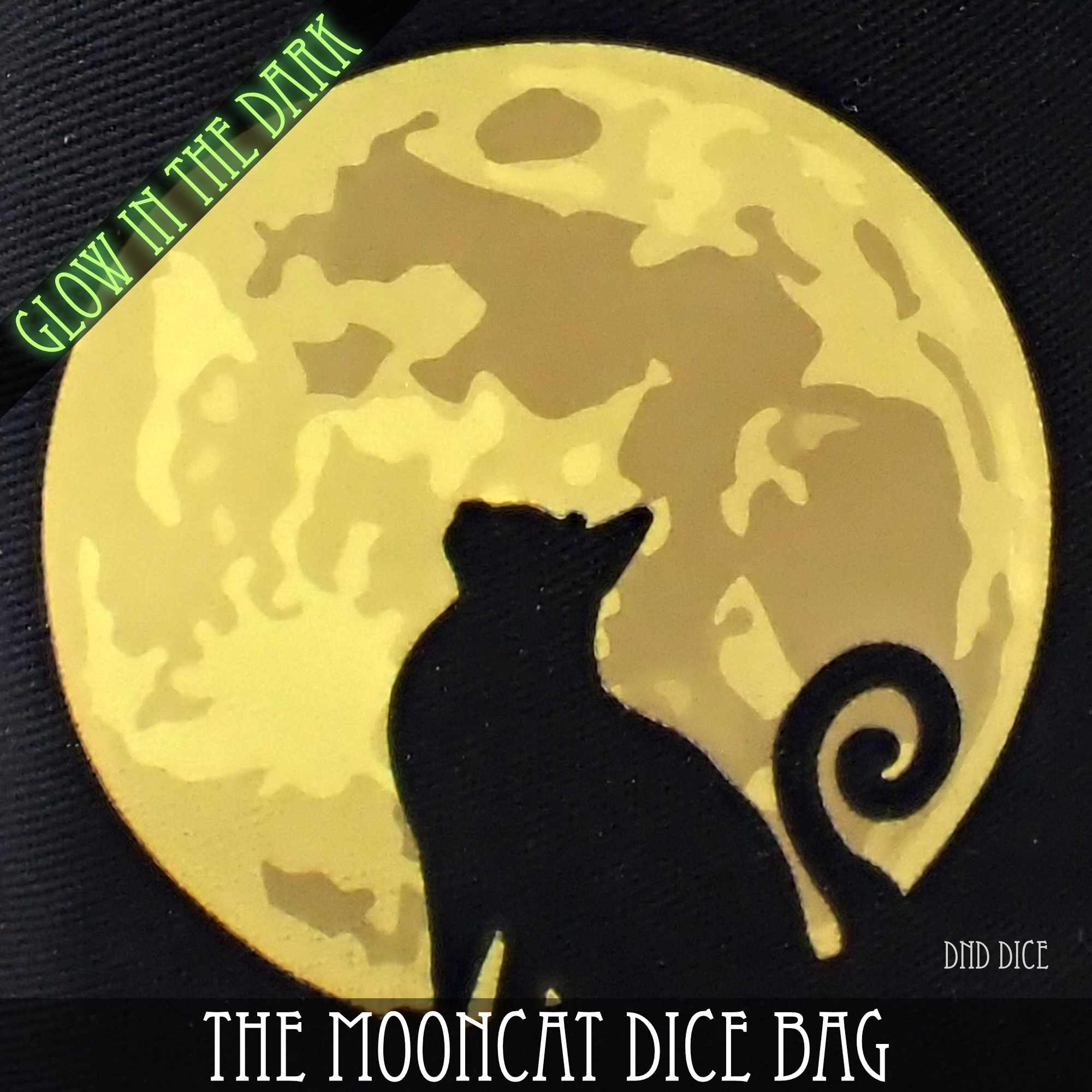 The Mooncat Glow in the Dark Bag