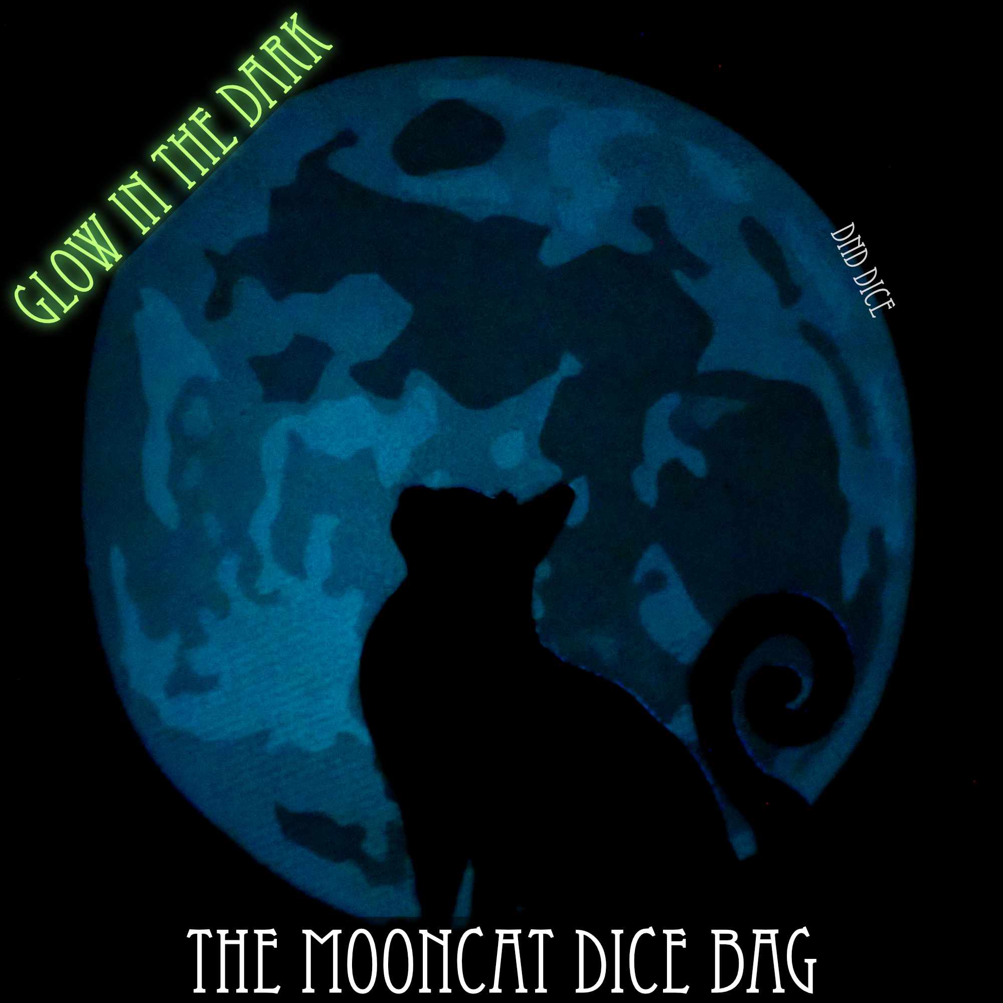 The Mooncat Glow in the Dark Bag