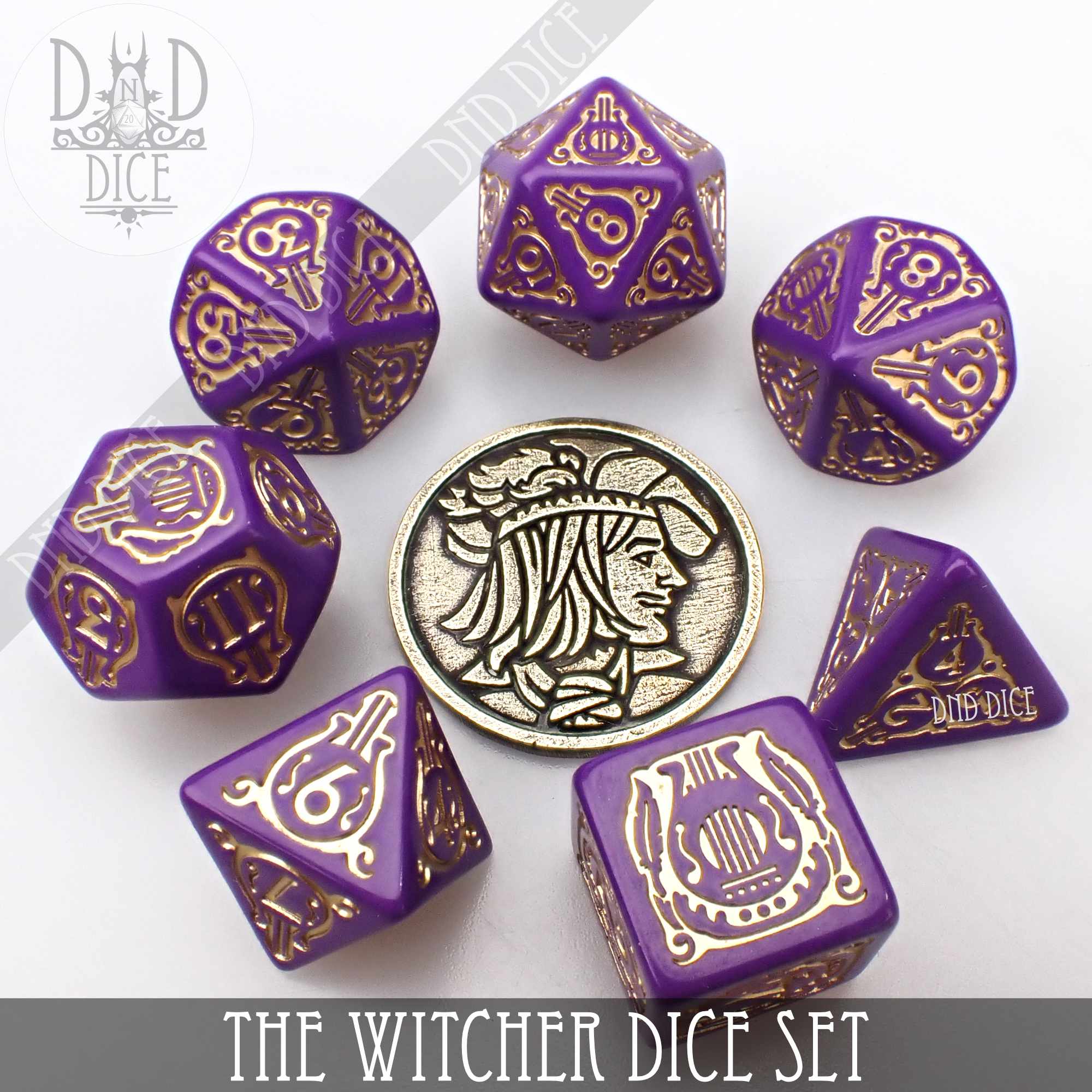 The Witcher Set & Coin - Dandelion / Jaskier