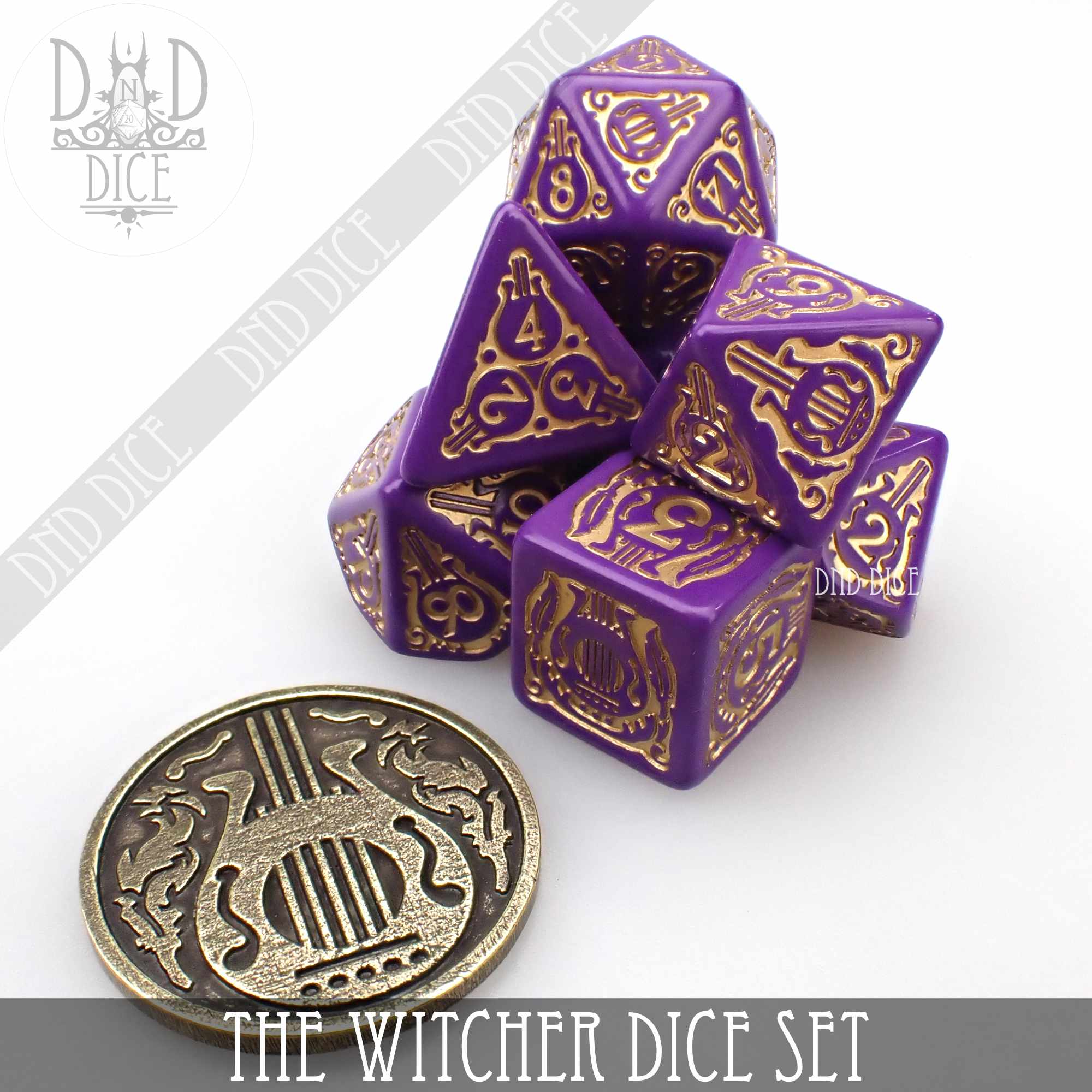 The Witcher Set & Coin - Dandelion / Jaskier