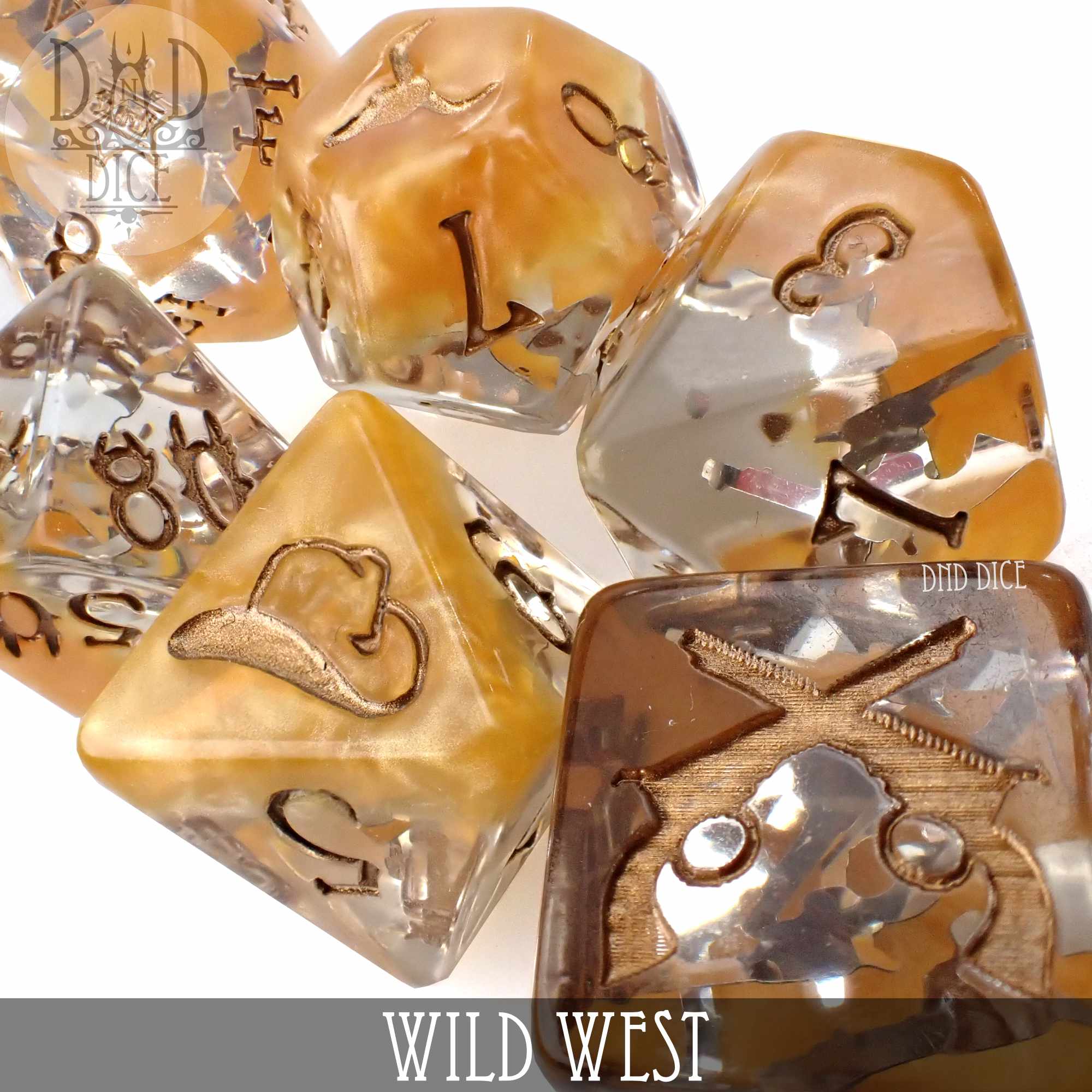Wild West - 11 Dice Set