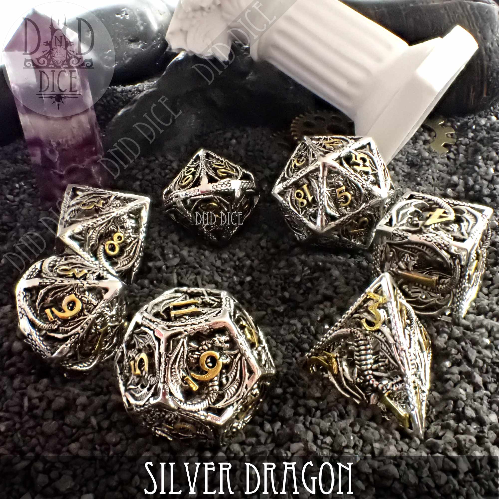 Silver Dragon - Metal (Gift Box)